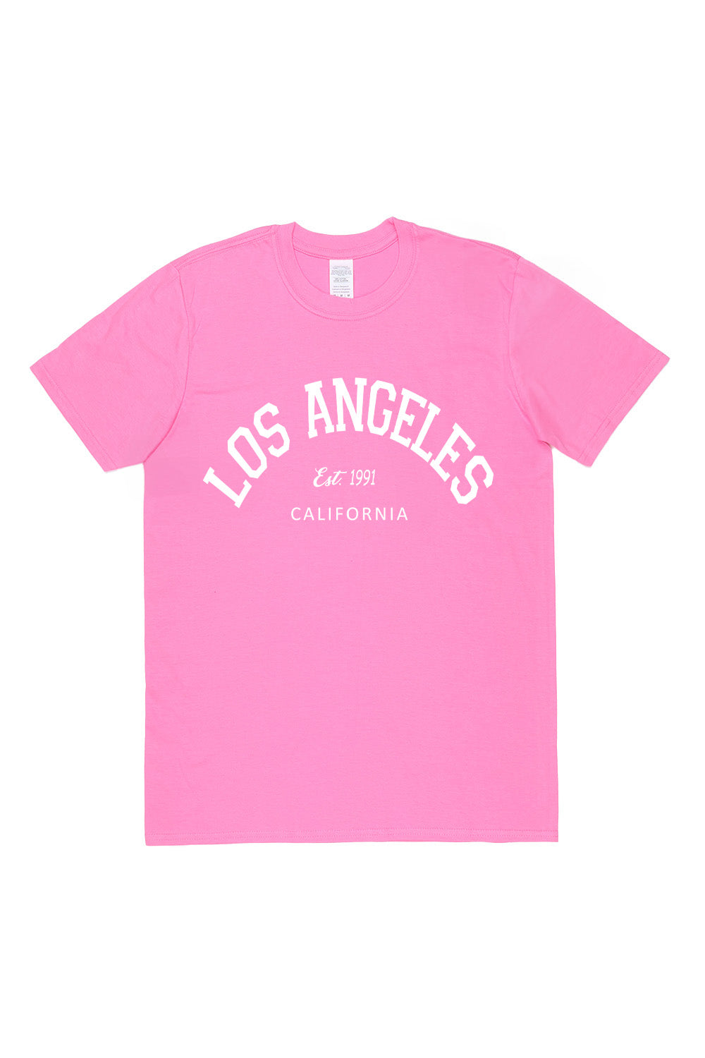 Los Angeles T Shirt in Azalea Custom Packs Missi Clothing