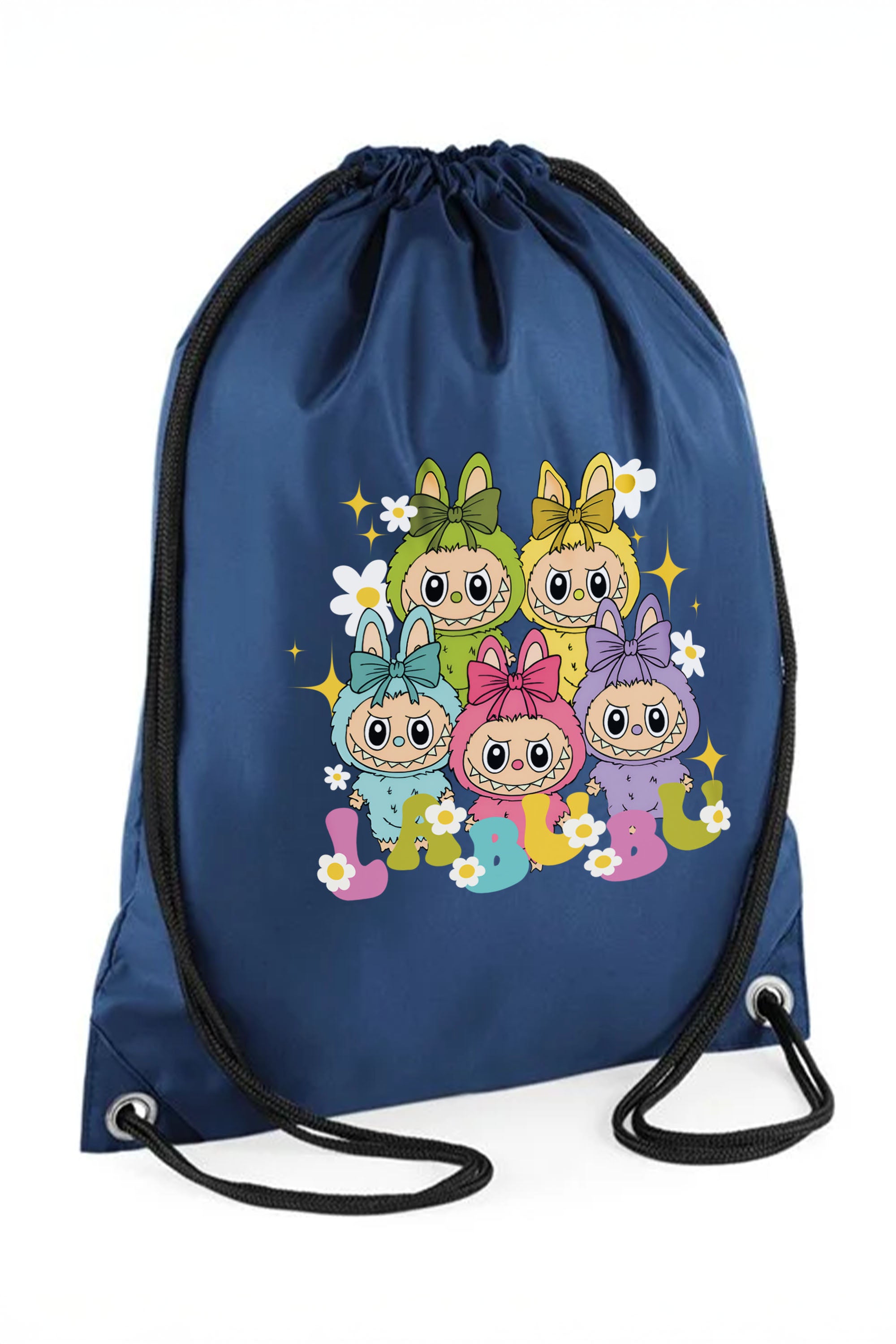 Labubu Daisy Squad Printed Water-Resistant Gymsac