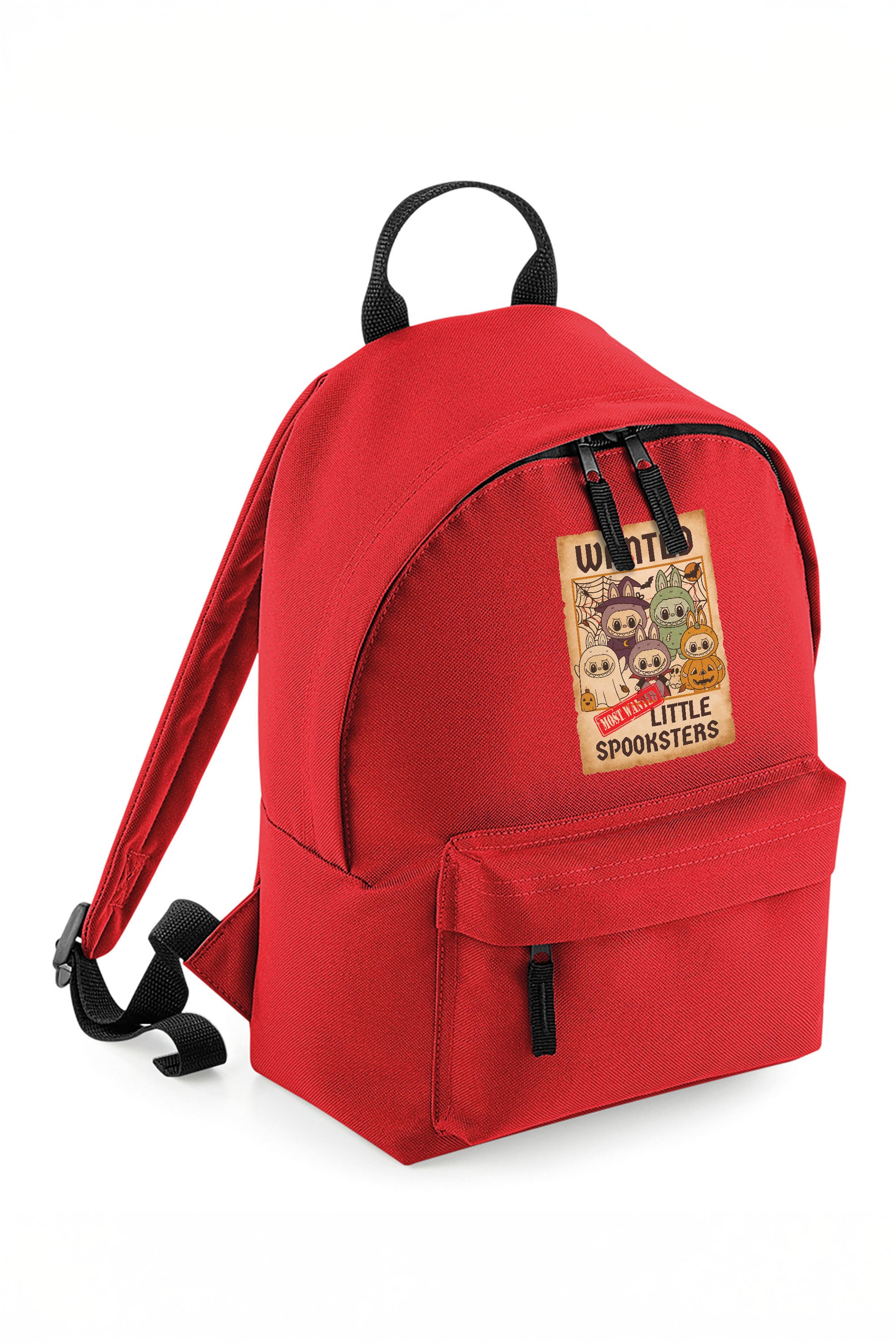 Halloween Labubu Spooksters Printed Mini Backpack