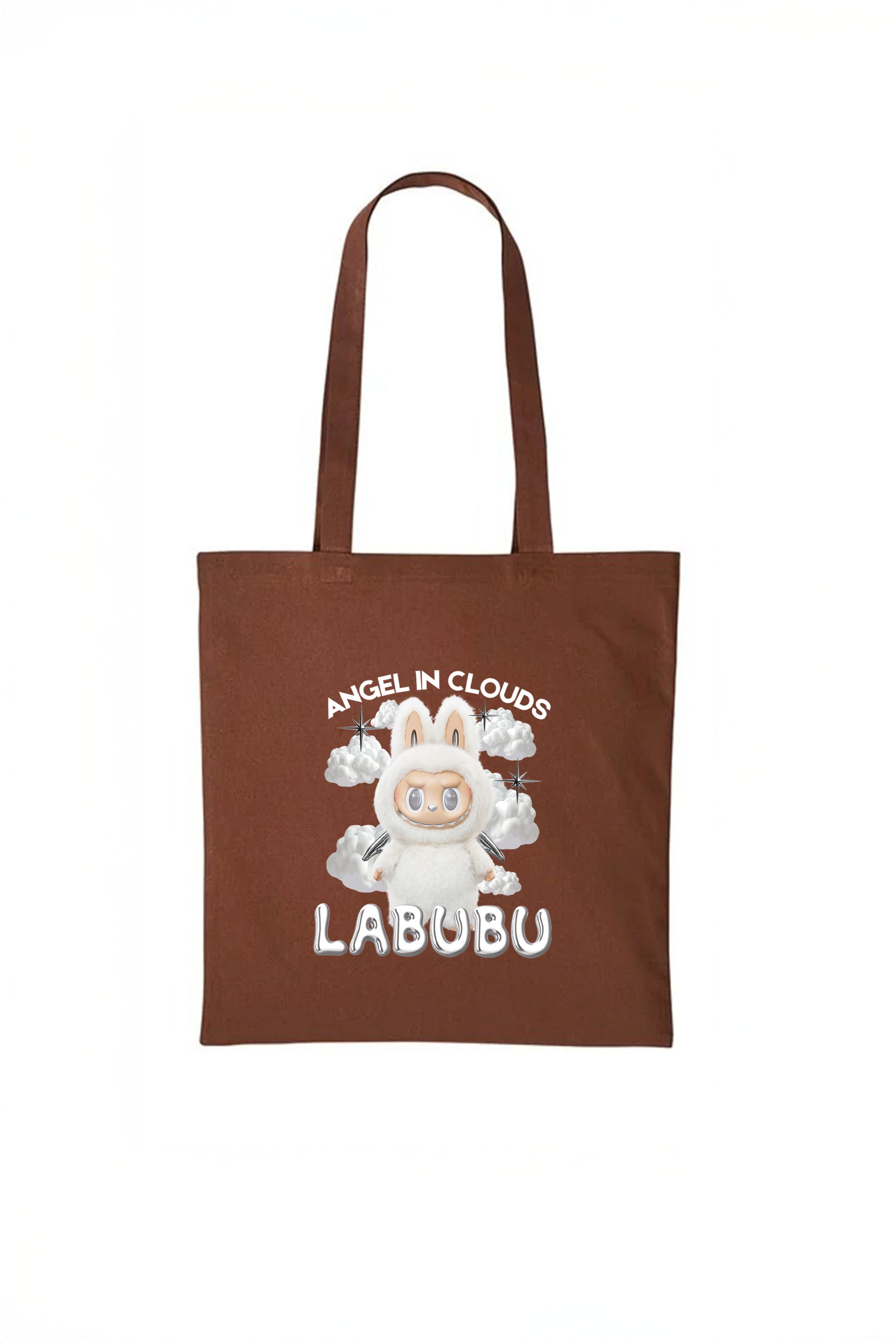 Labubu Cloud Printed Cotton Tote Bag