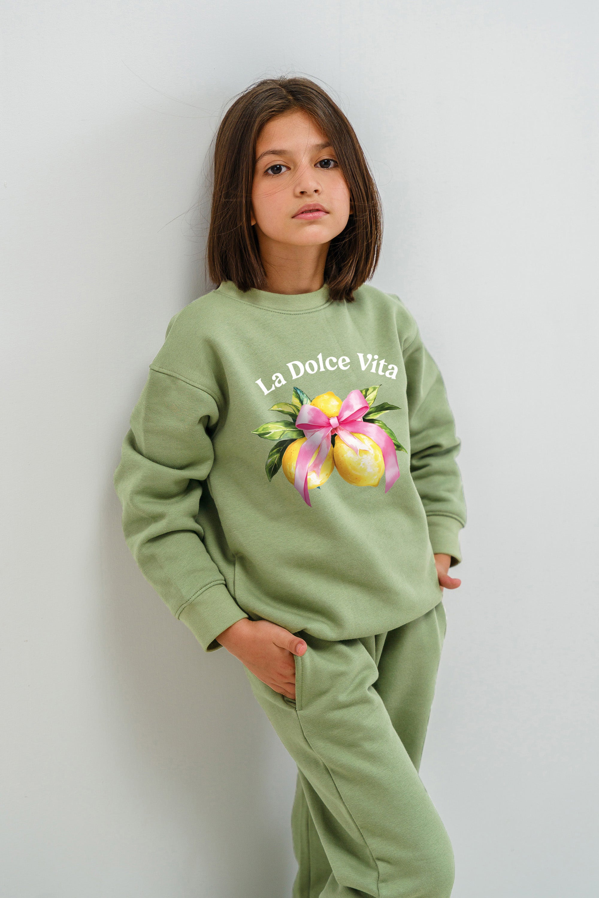 Kids Premium La Dolce Vita Printed Sweatshirt (Pack of 5)