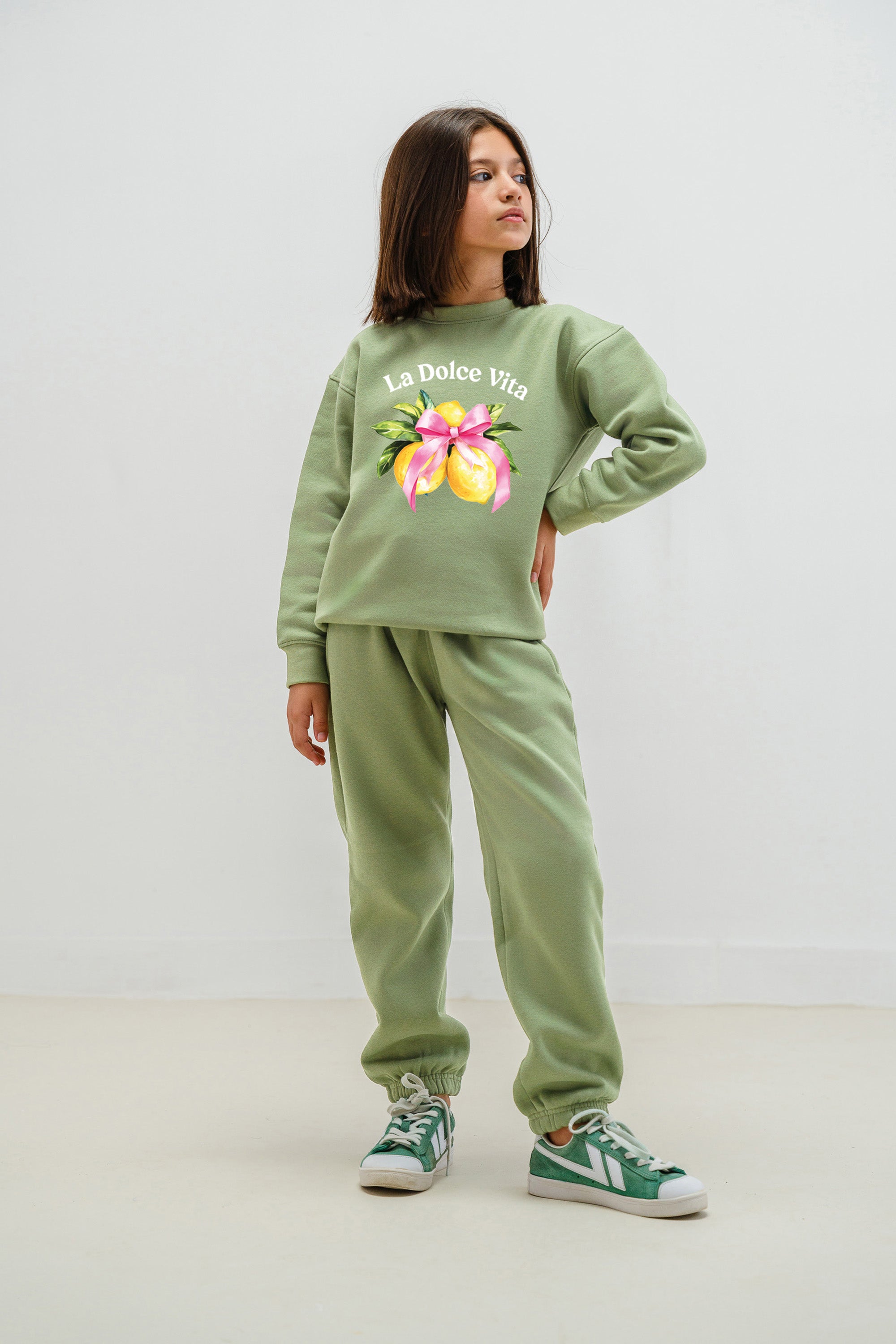 Kids Premium La Dolce Vita Printed Sweatshirt (Pack of 5)