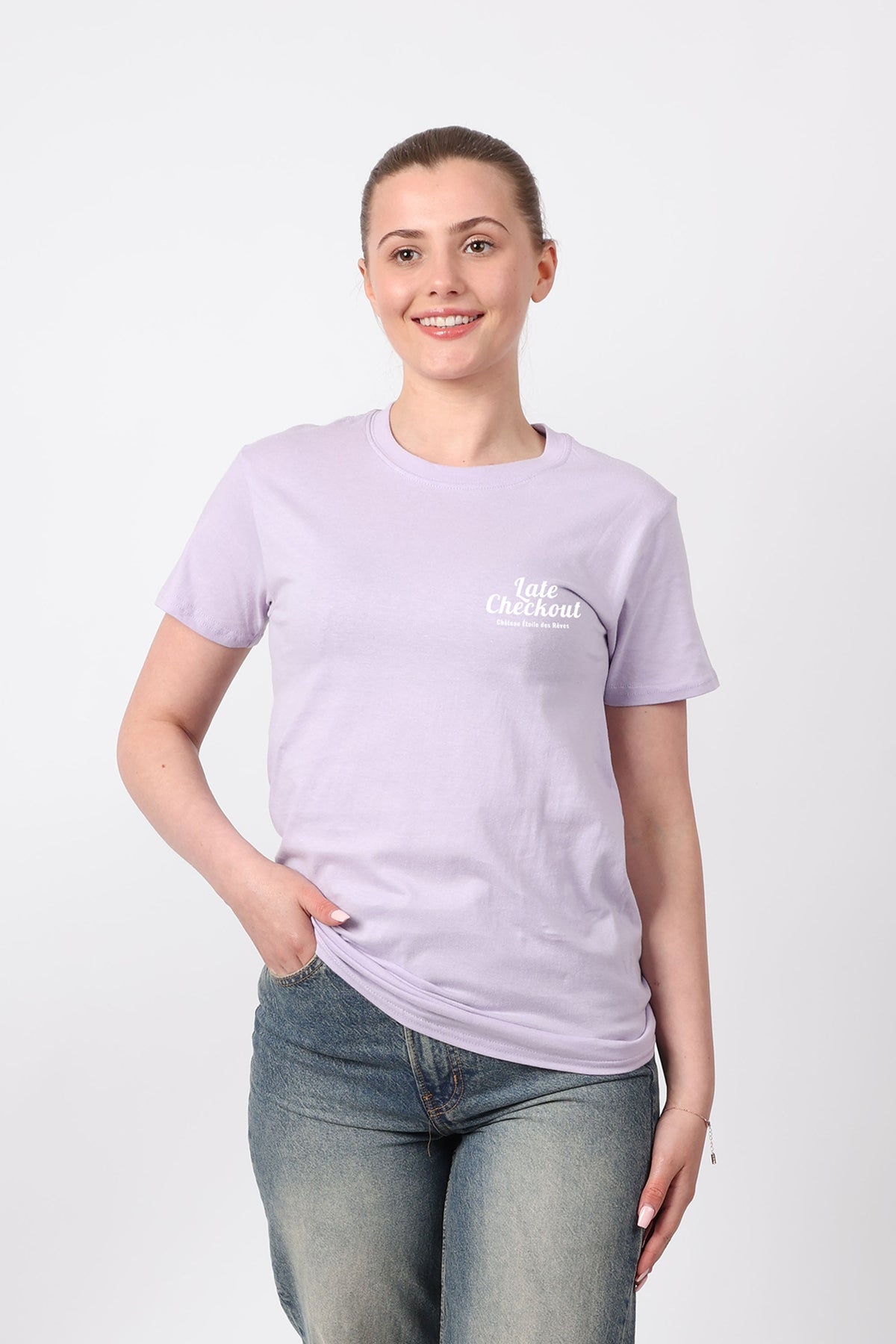 Regular Fit T-shirt in Late Checkout Print