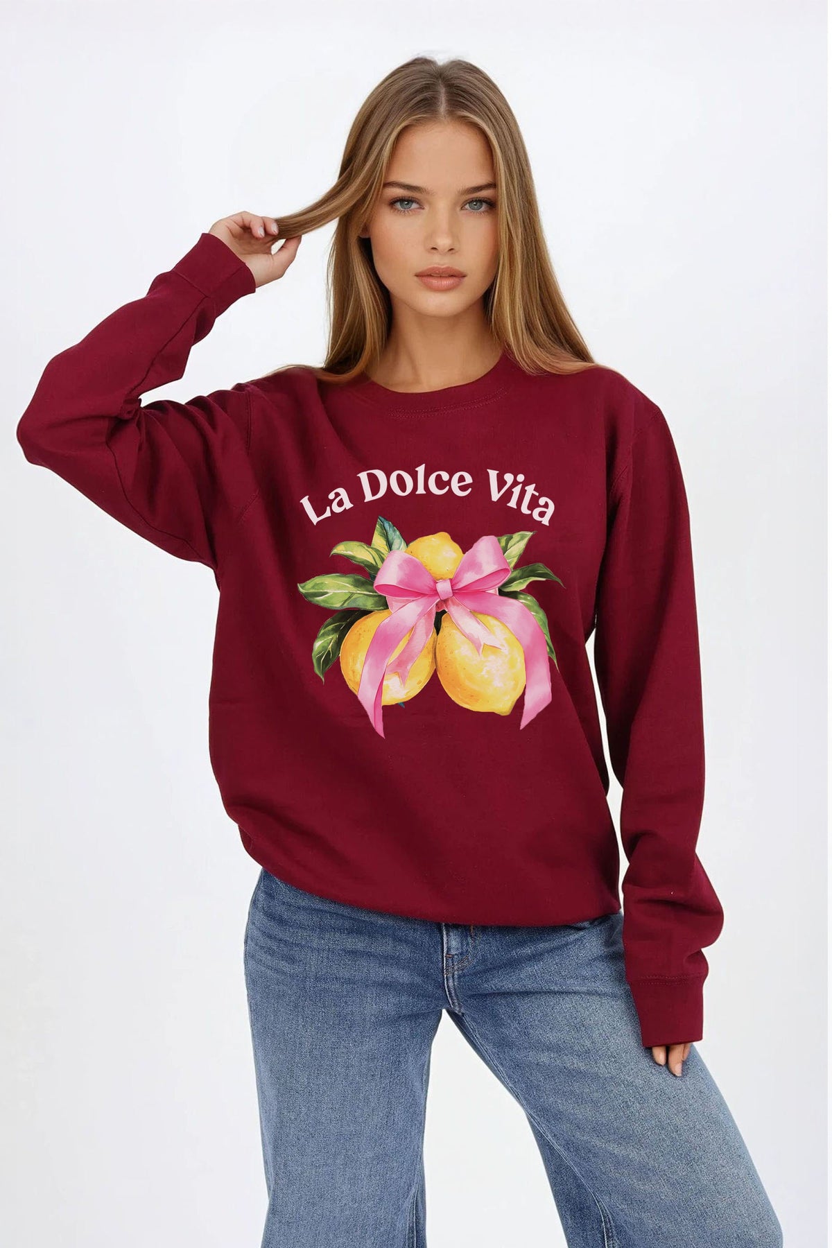 La Dolce Vita Printed Sweatshirt