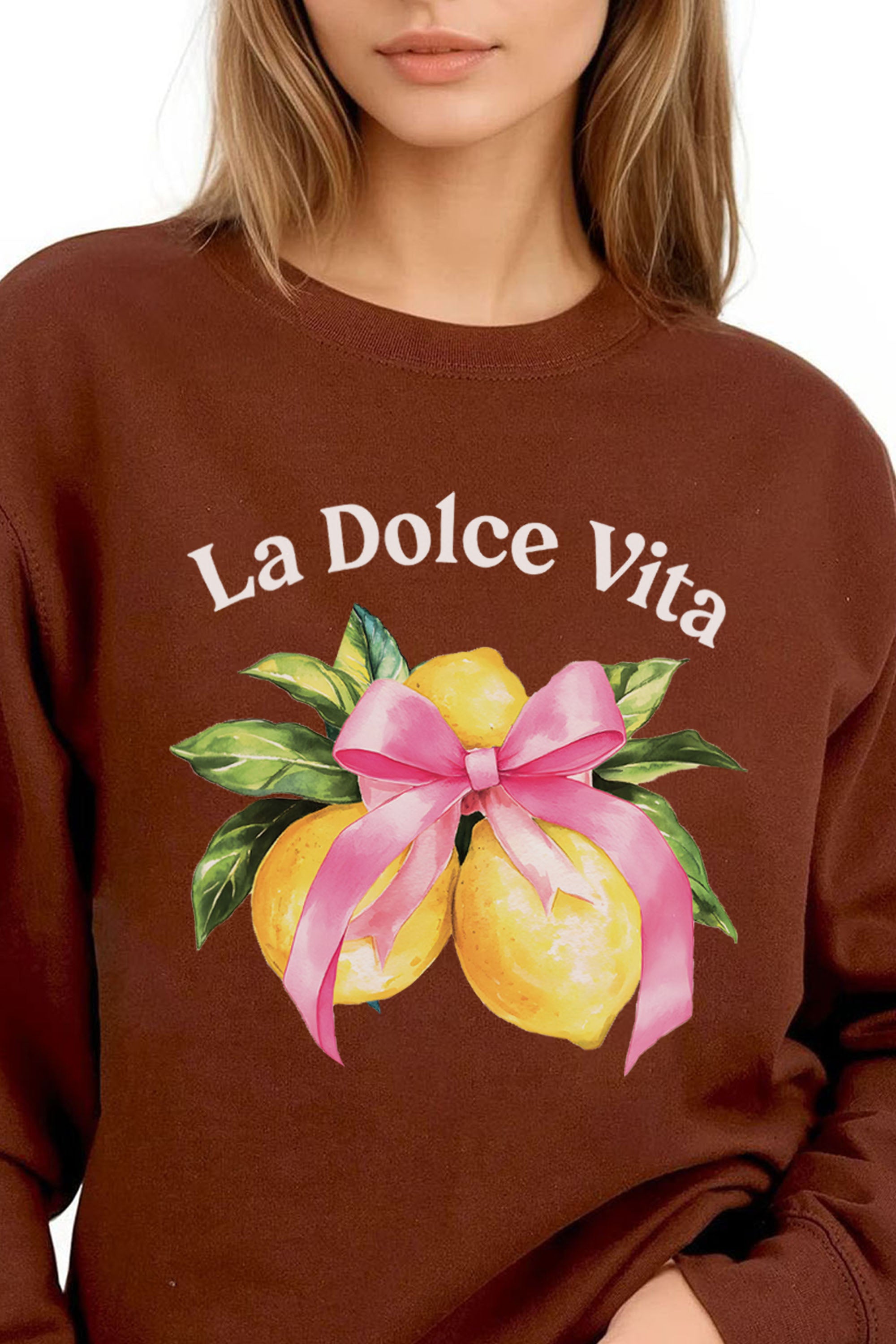 La Dolce Vita Printed Sweatshirt