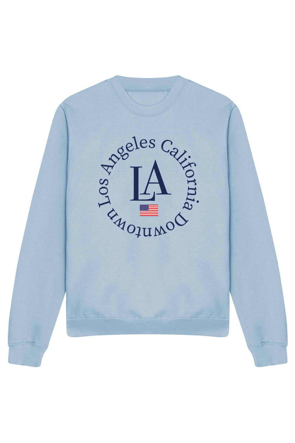LA Sweatshirt In Sky Blue (Custom Packs)