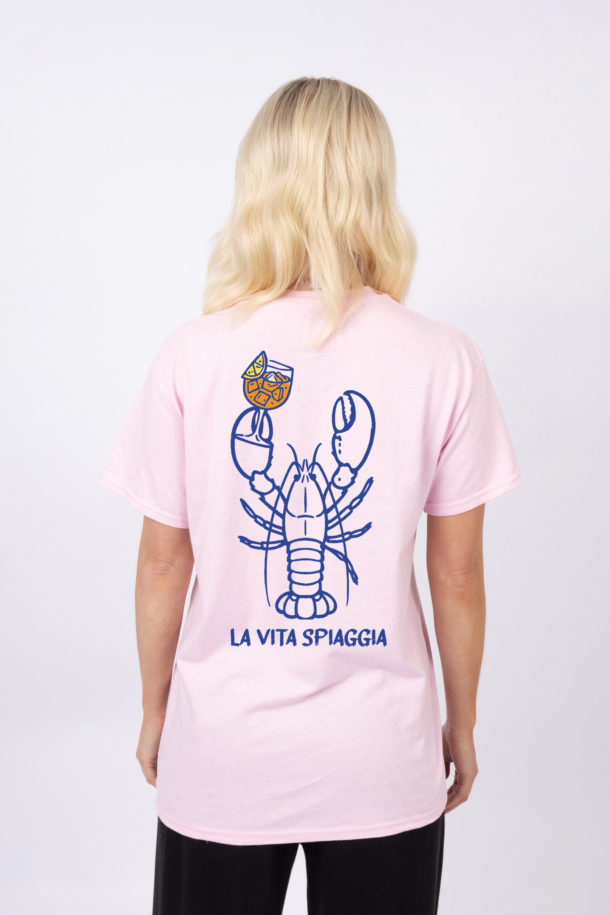 La Vita Spiaggia Printed T-shirt (Custom Pack)