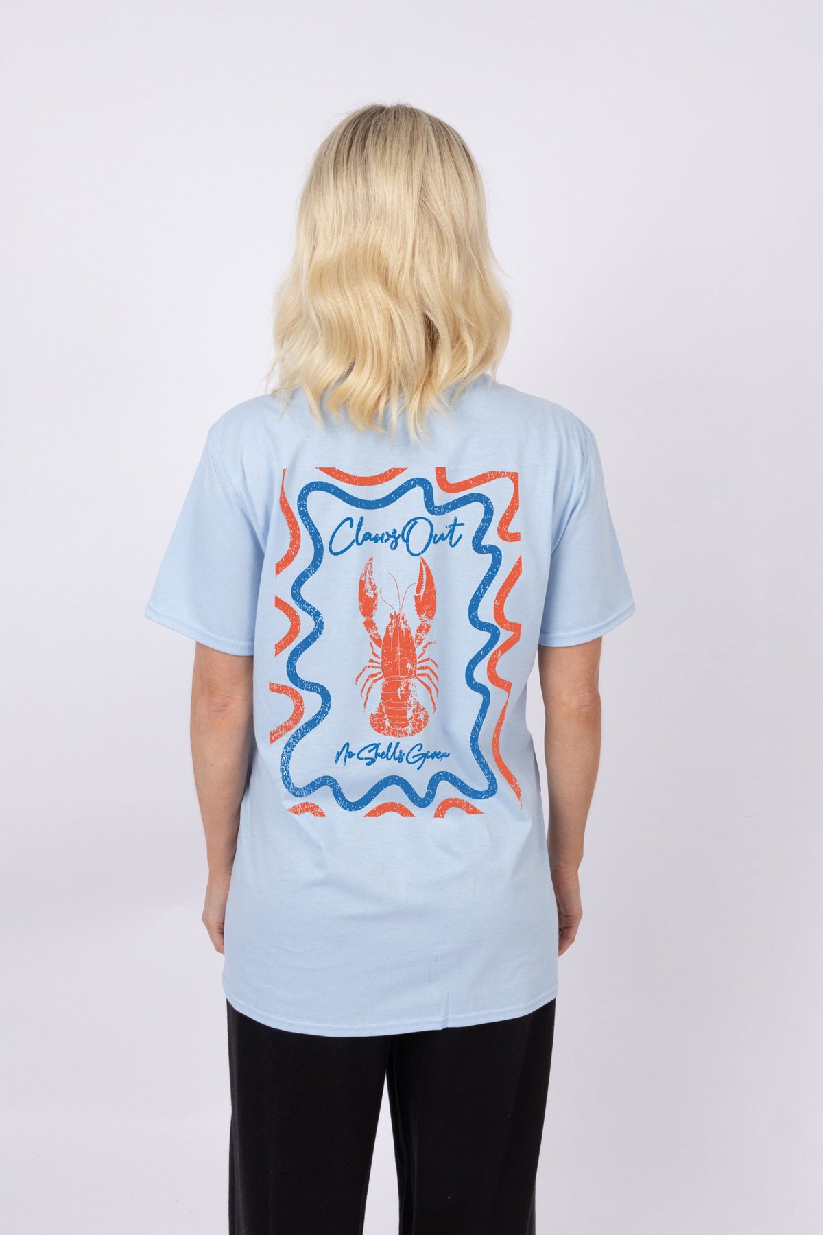 Claws Out Seafood Printed T-Shirt