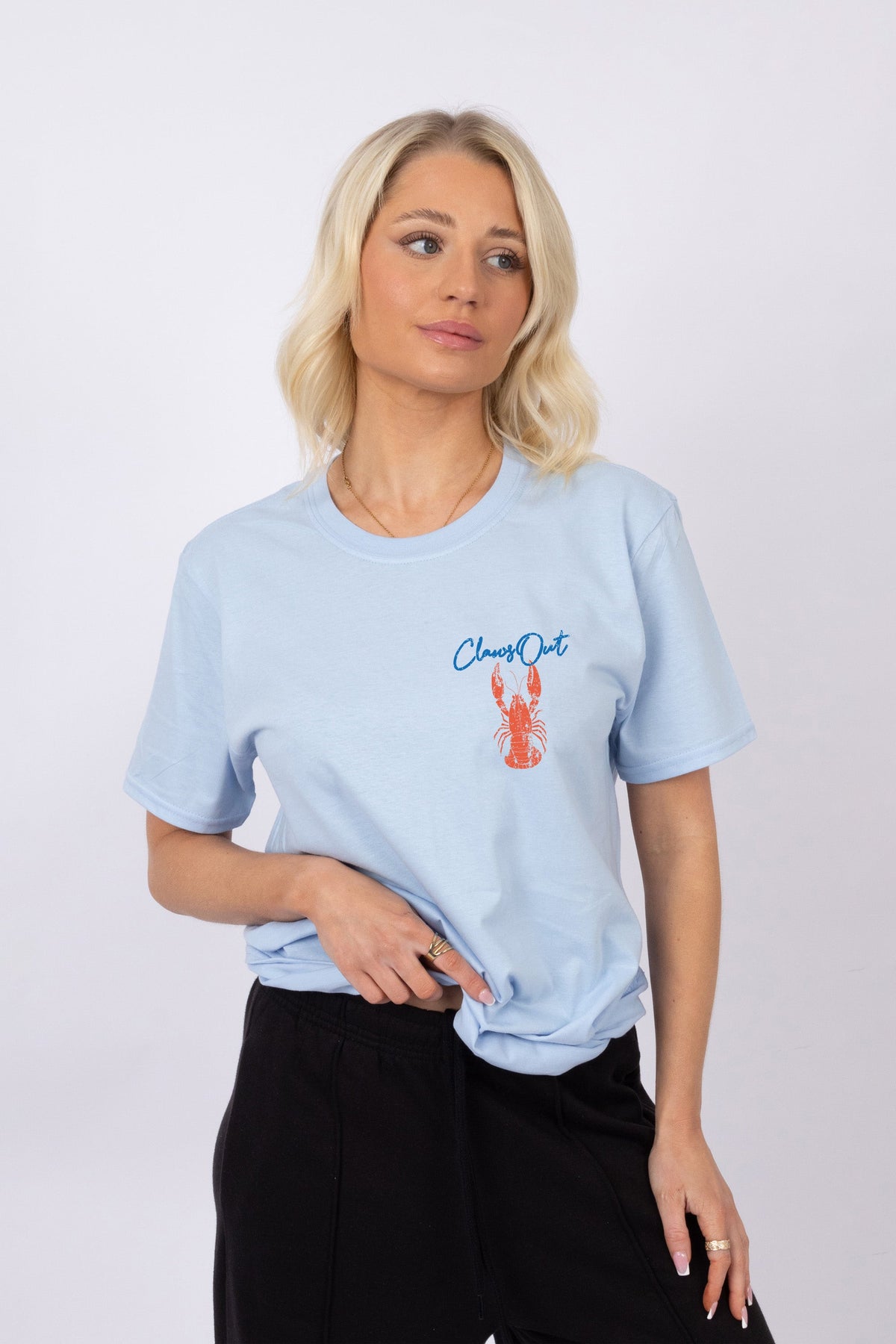 Claws Out Seafood Printed T-Shirt