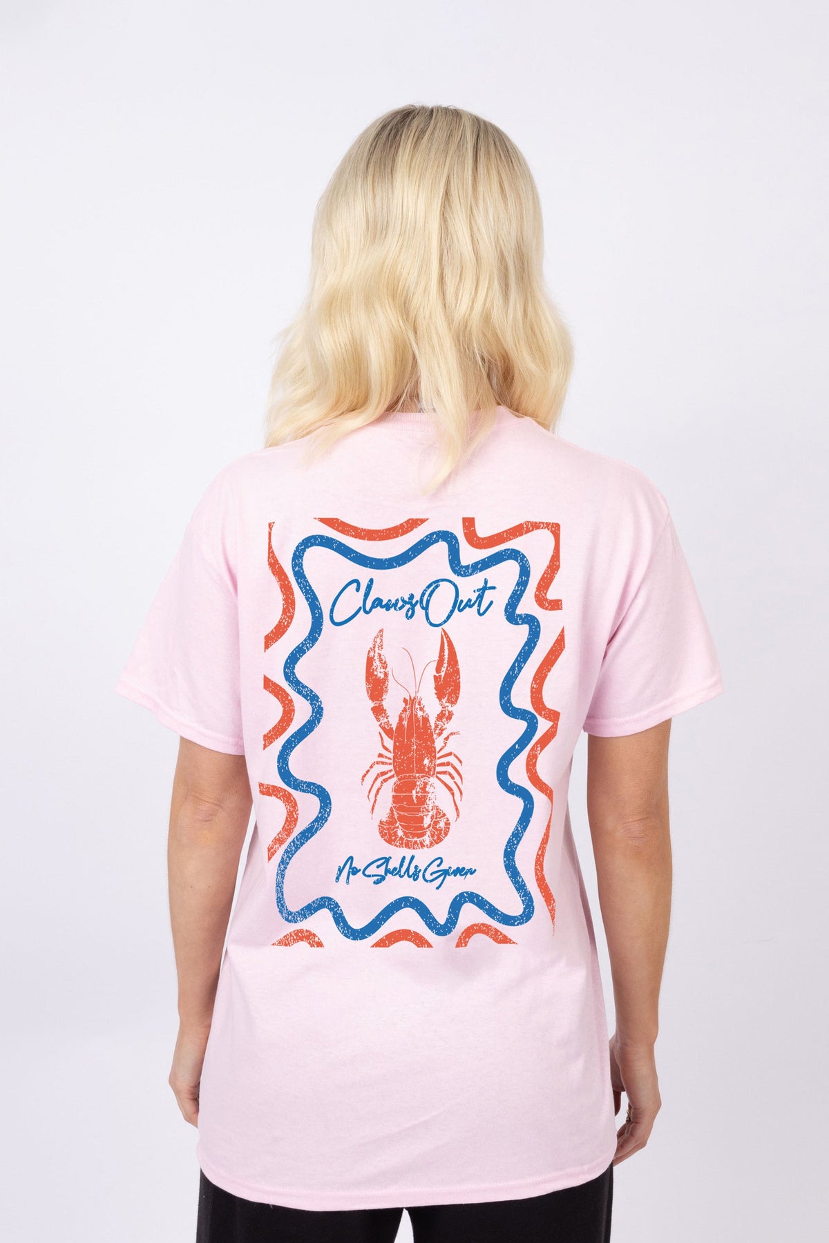 Claws Out Seafood Printed T-Shirt