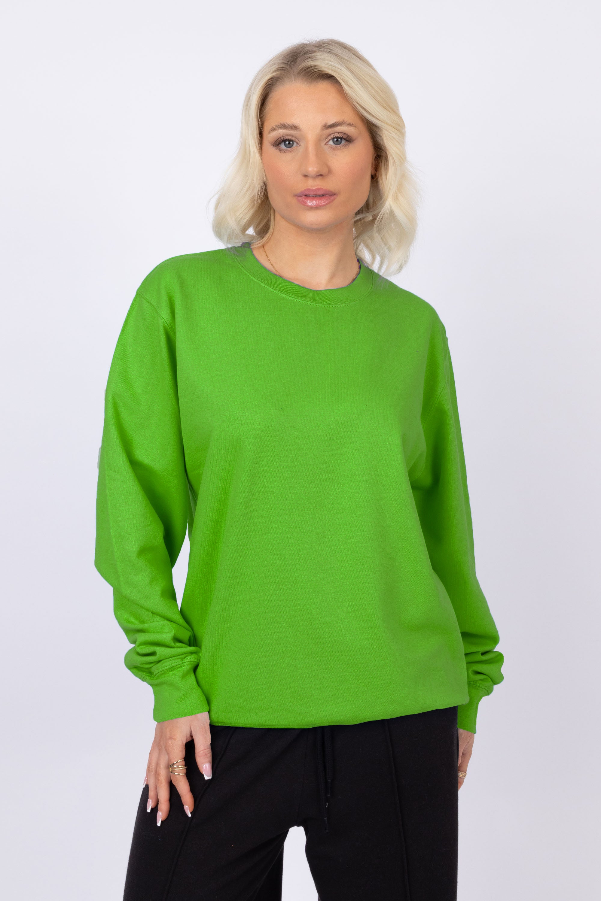 Unisex Crewneck Plain Sweatshirt