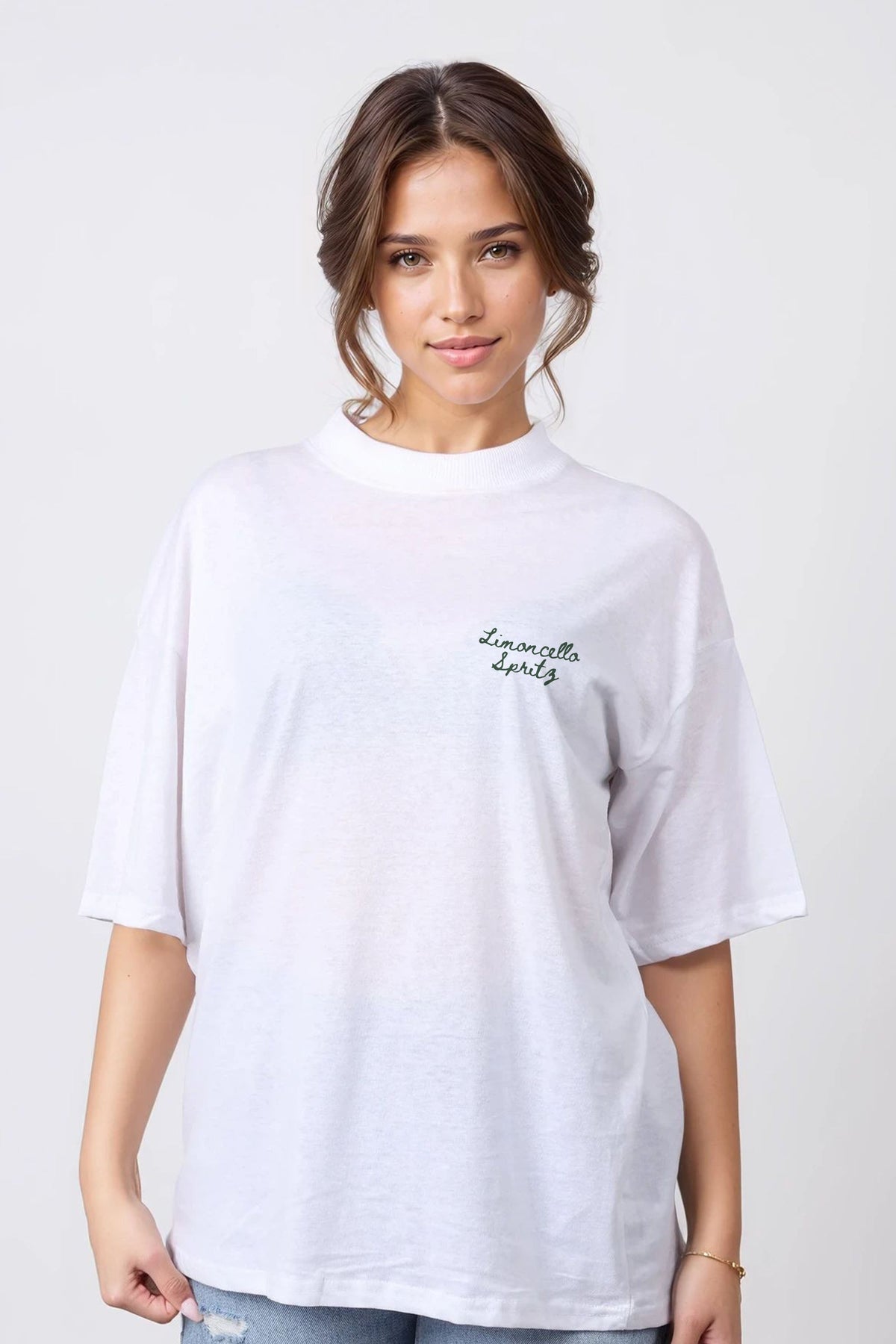 150GSM Oversized T-Shirt in Limoncella Print