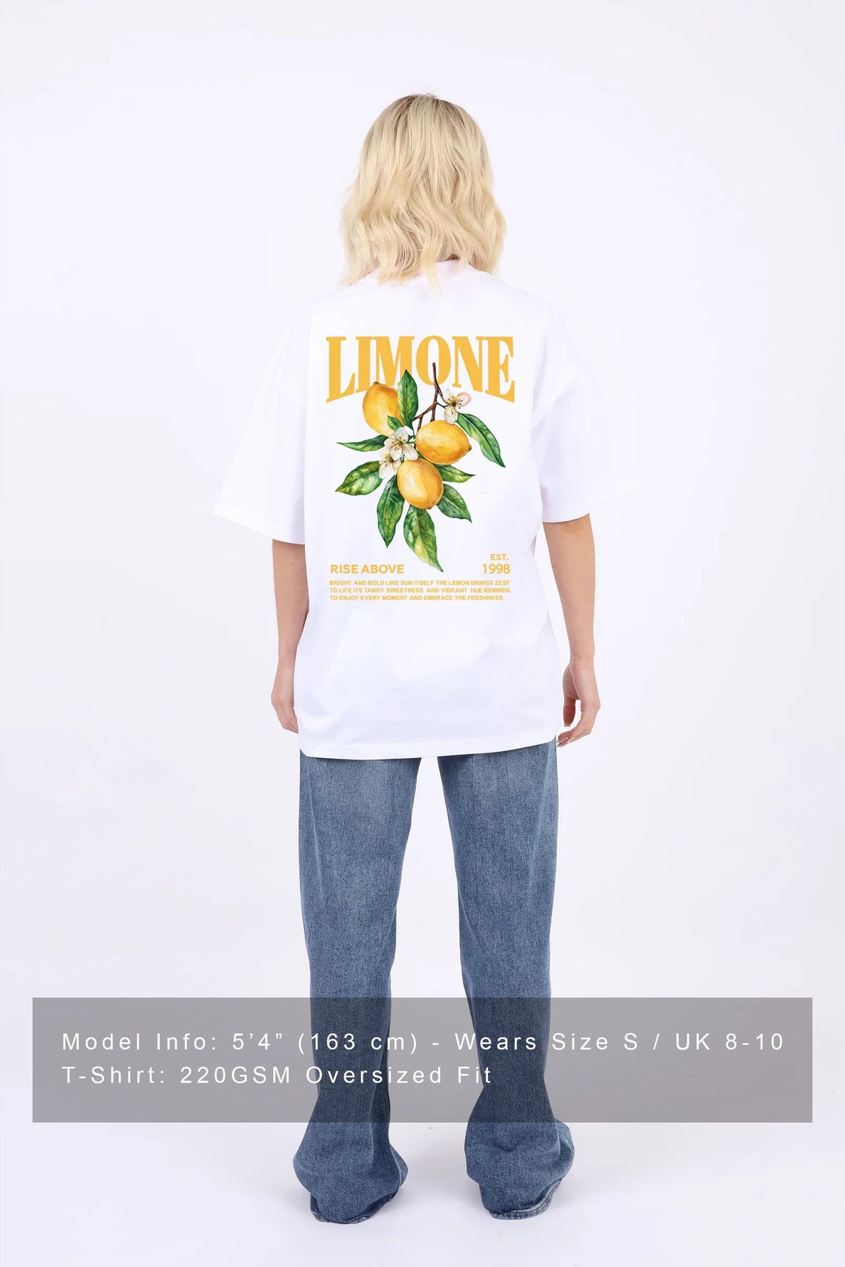 Oversized T-Shirt In Limone Rise Print
