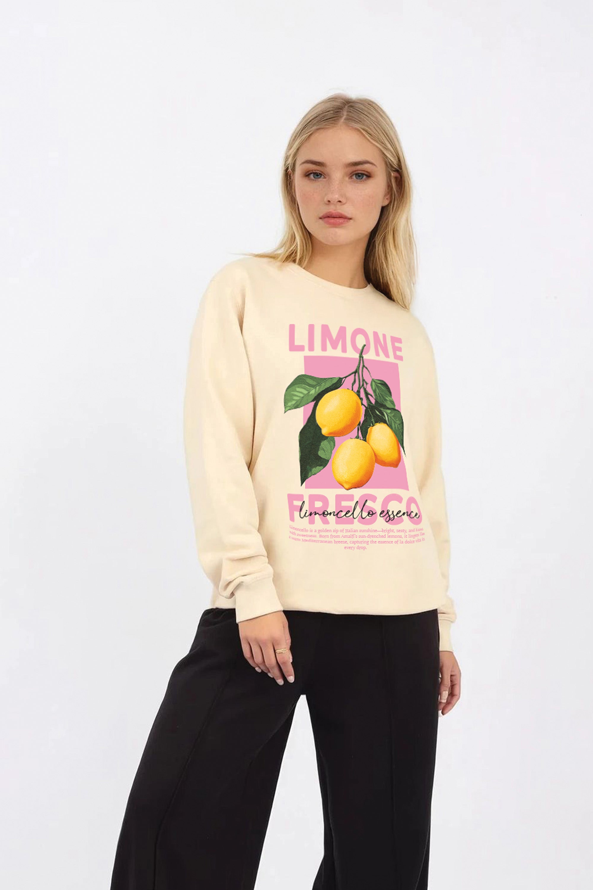 Limone Fresco Lemons Printed Sweatshirts (Pack of 6)
