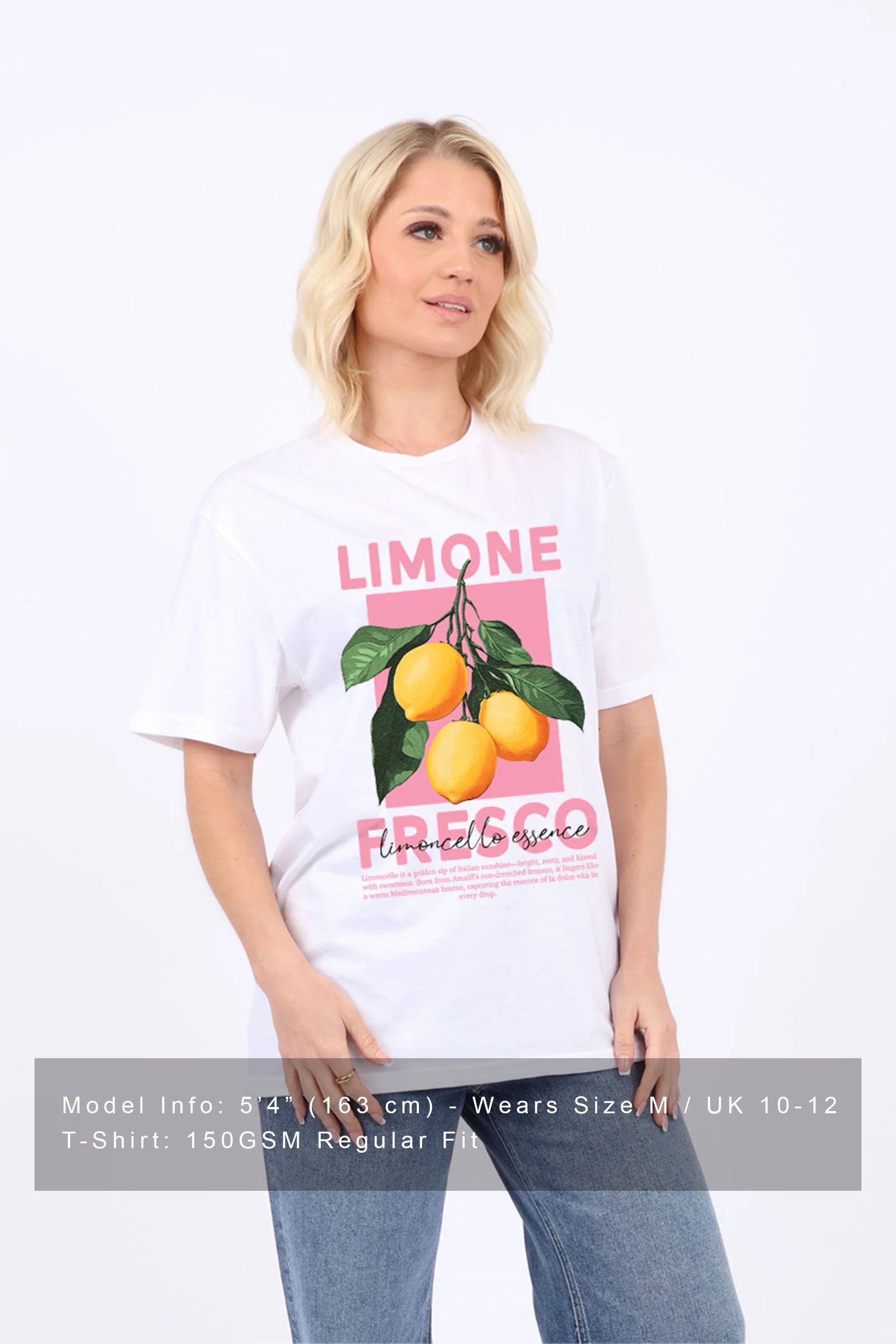 Regular Fit T-shirt in Limone Fresco Print (Custom Pack)