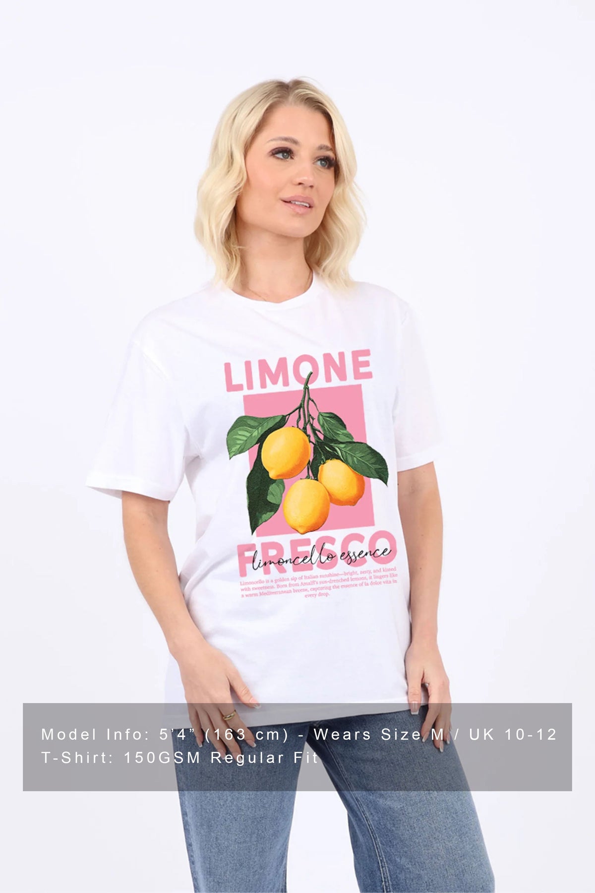 Regular Fit T-shirt in Limone Fresco Print