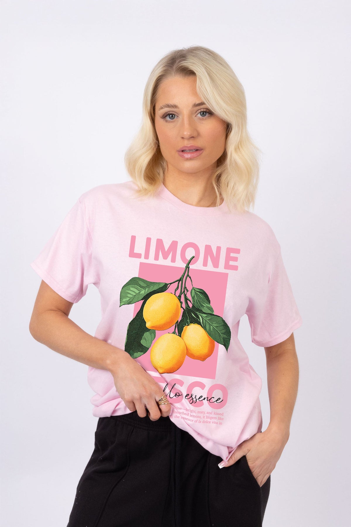 Regular Fit T-shirt in Limone Fresco Print