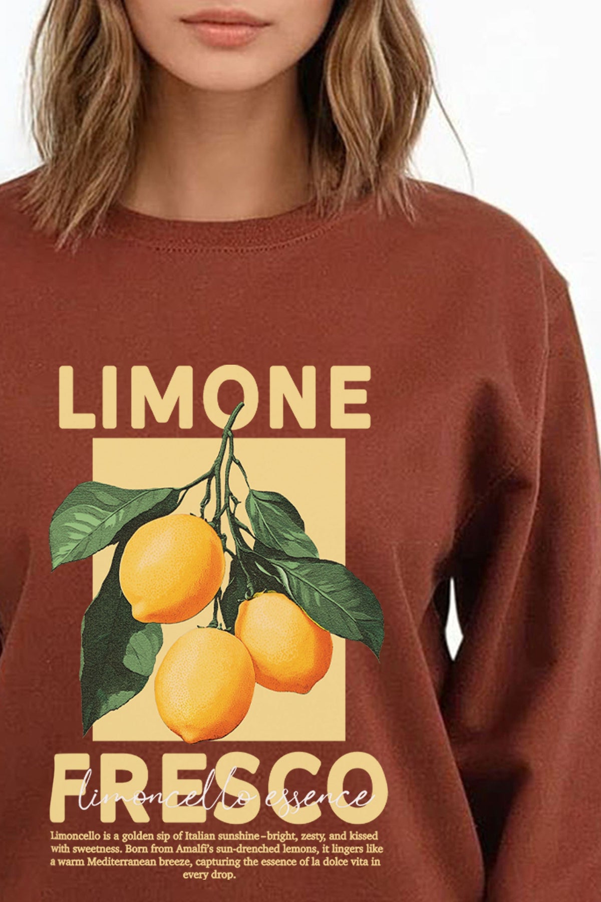 Limone Fresco Printed Sweatshirt