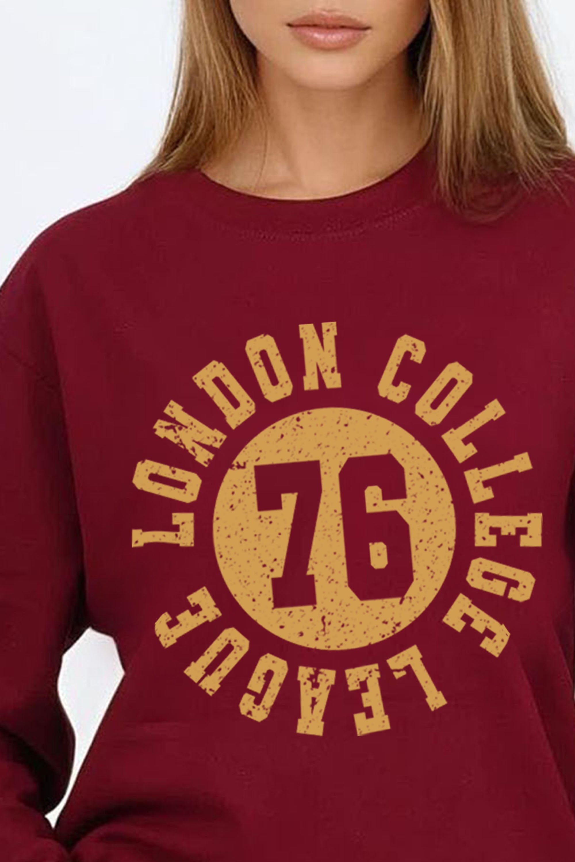 London College League Printed Sweatshirt