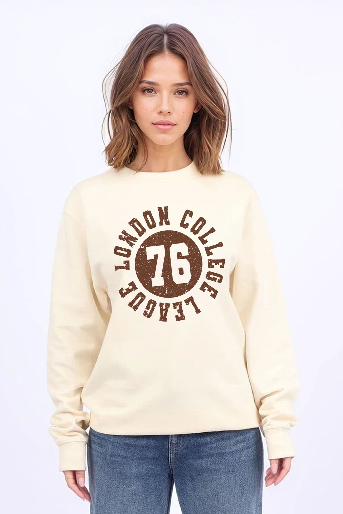 London College League Printed Sweatshirt