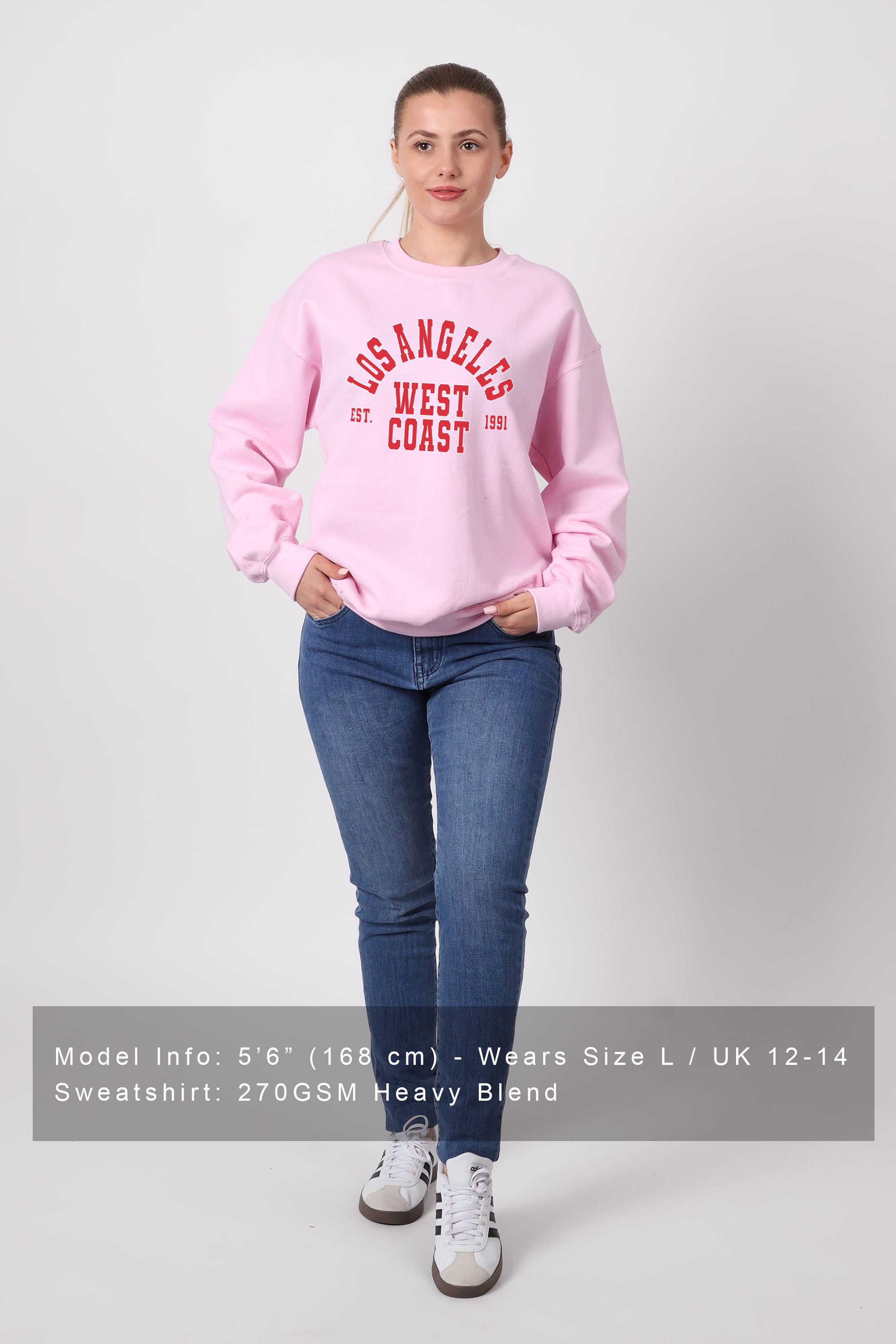 Unisex Heavy Blend Los Angeles Printed Sweatshirt