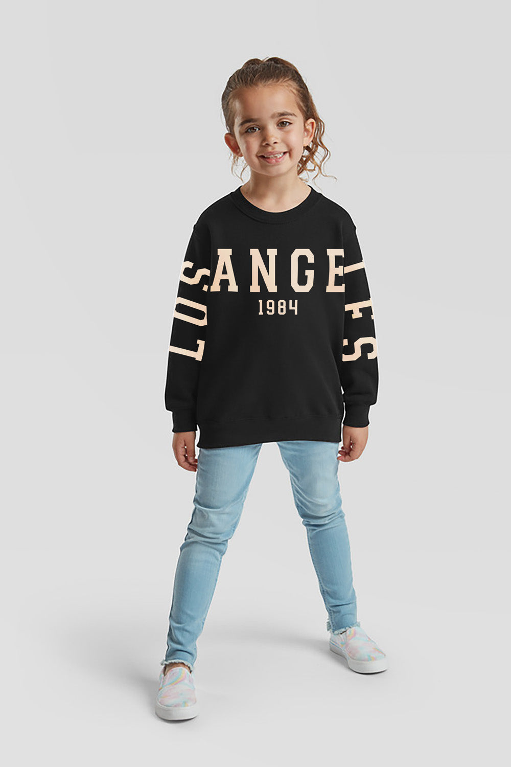 Kids Los Angeles Sleeve to Body Sweatshirt ( Pack of 5)
