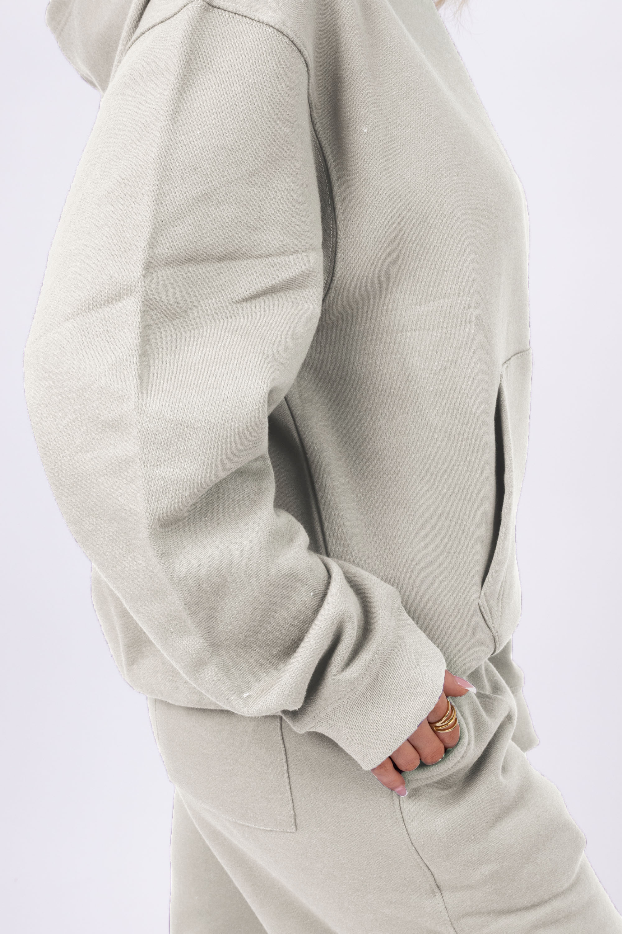 Unisex Stone LSF Hoodie & Joggers Co-Ord Set (Pack Of 4 Sets)