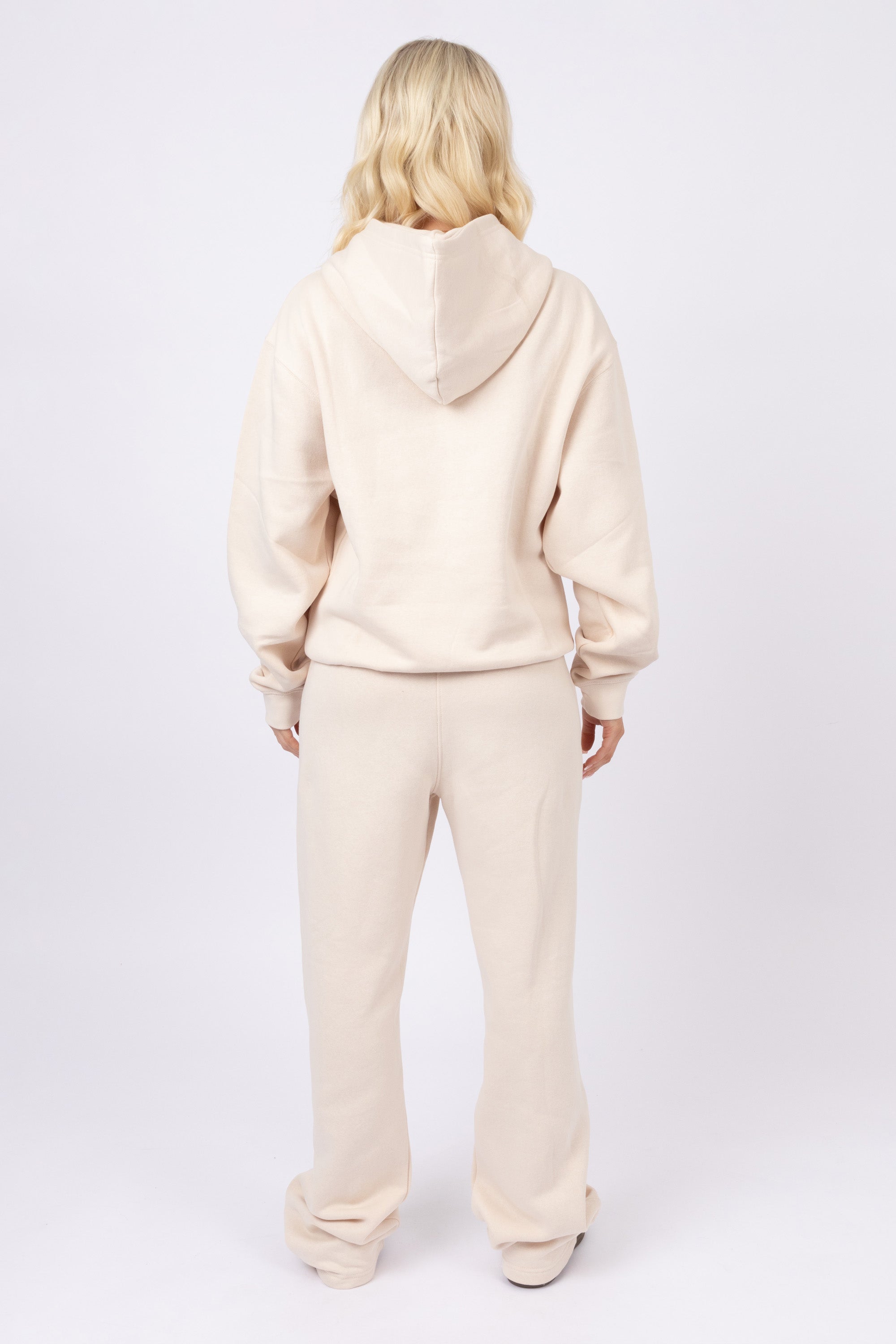 Unisex Natural LSF Hoodie & Straight Leg Joggers Co-Ord Set (Pack Of 4 Sets)