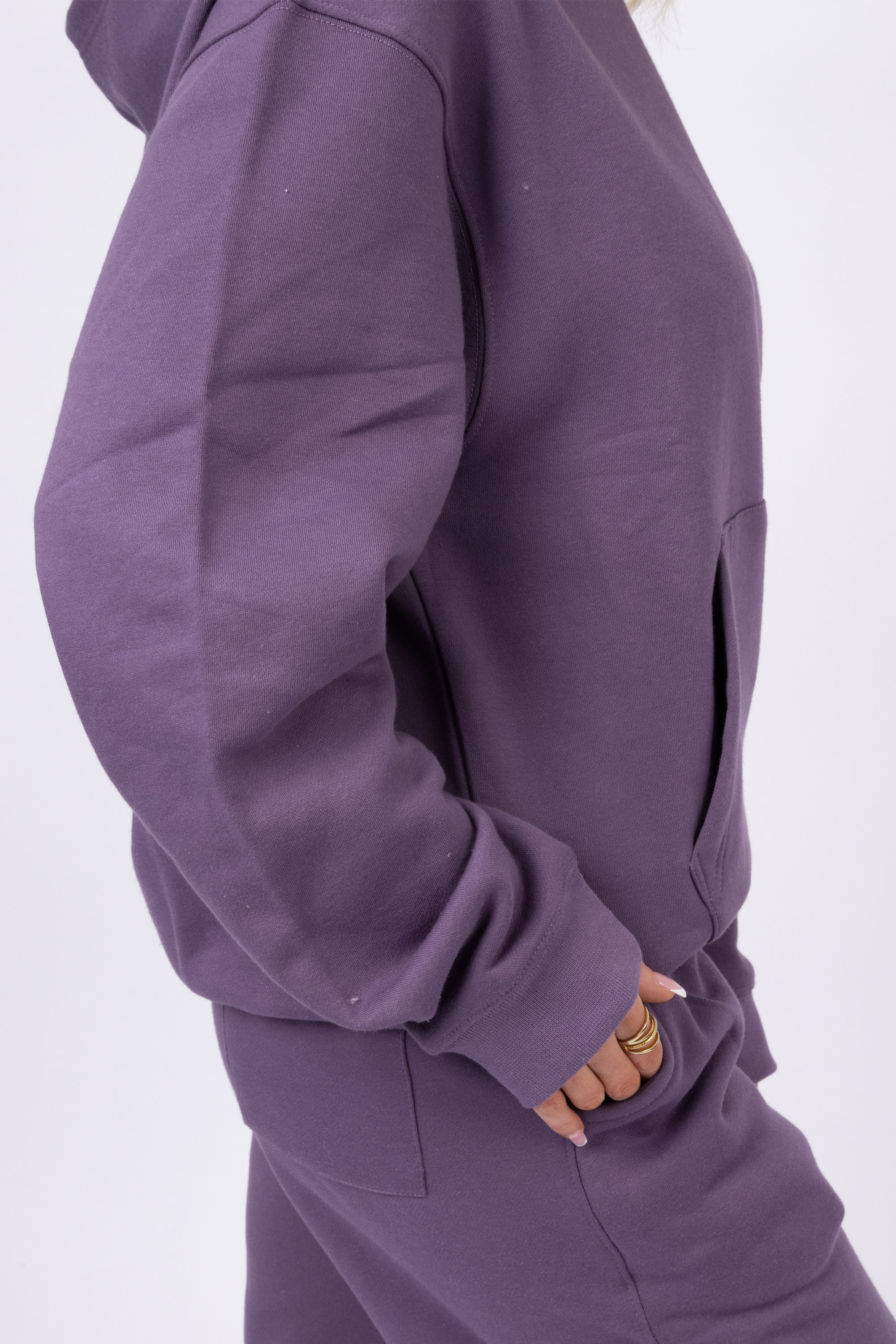 Unisex Dusty Purple LSF Hoodie & Joggers Co-Ord Set (Pack Of 4 Sets)