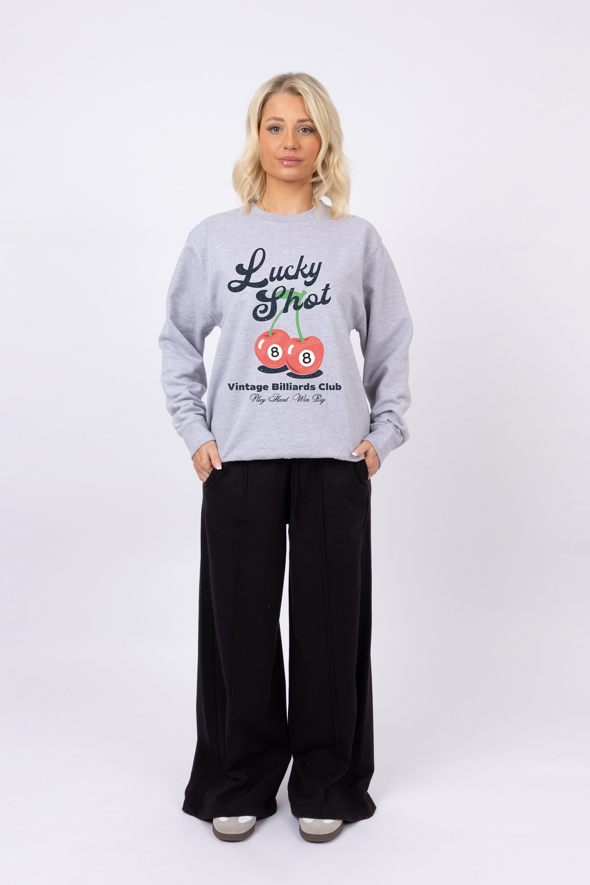 Lucky Shot Cherry Printed Sweatshirt (Custom Pack)