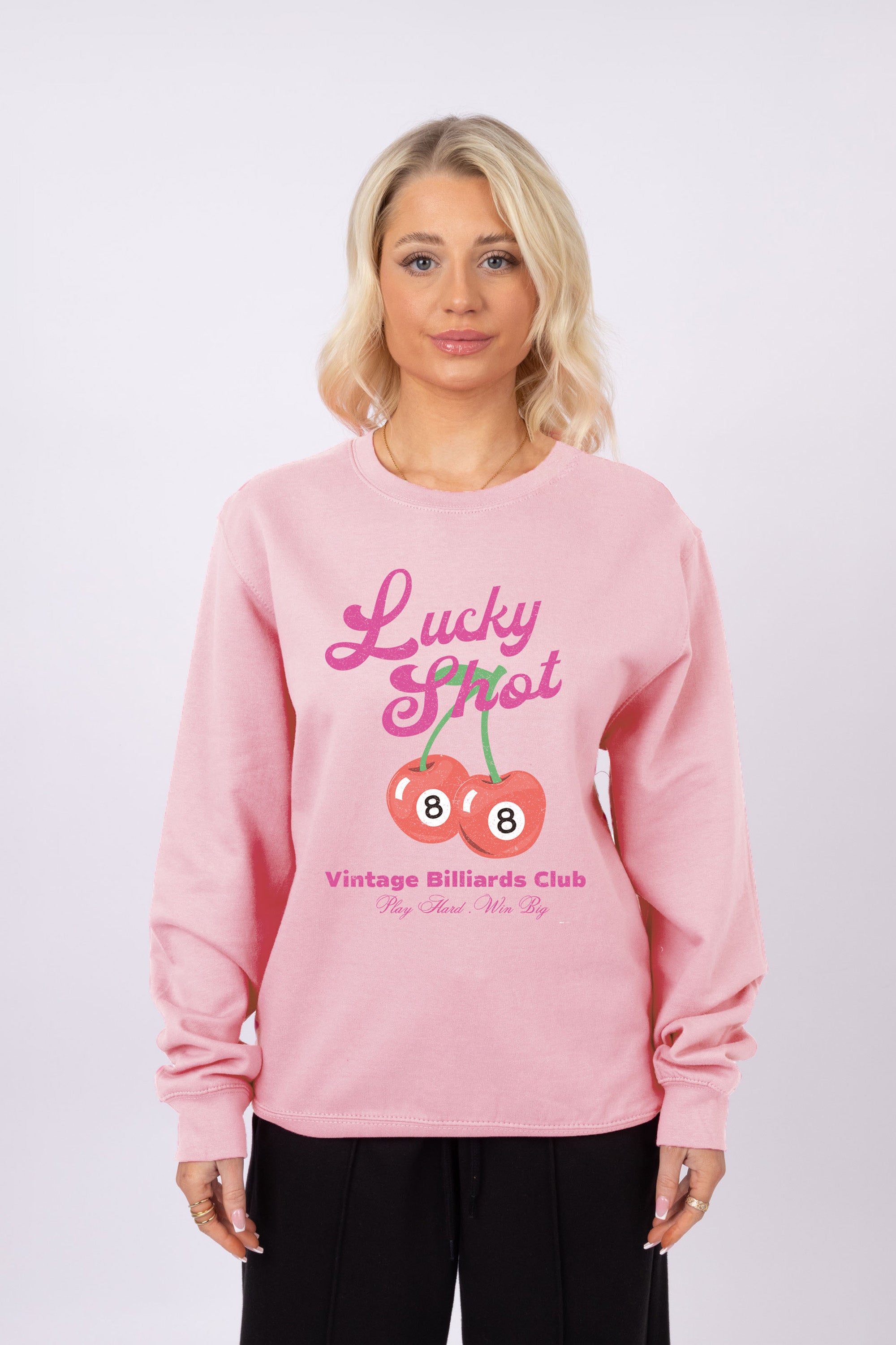 Lucky Shot Cherry Printed Sweatshirt