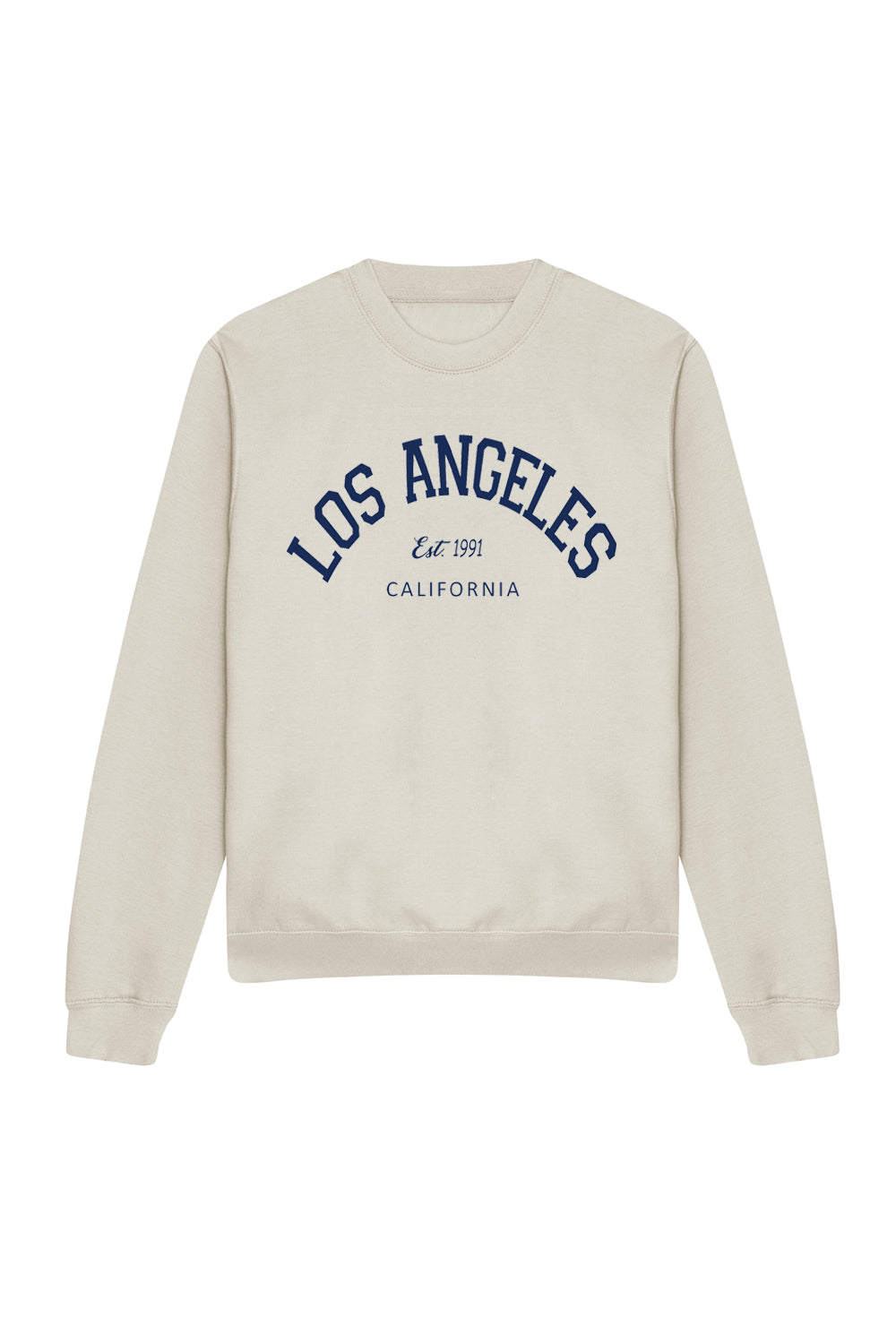 Crew Neck Los Angeles California Sweatshirt Oversized Los Angeles