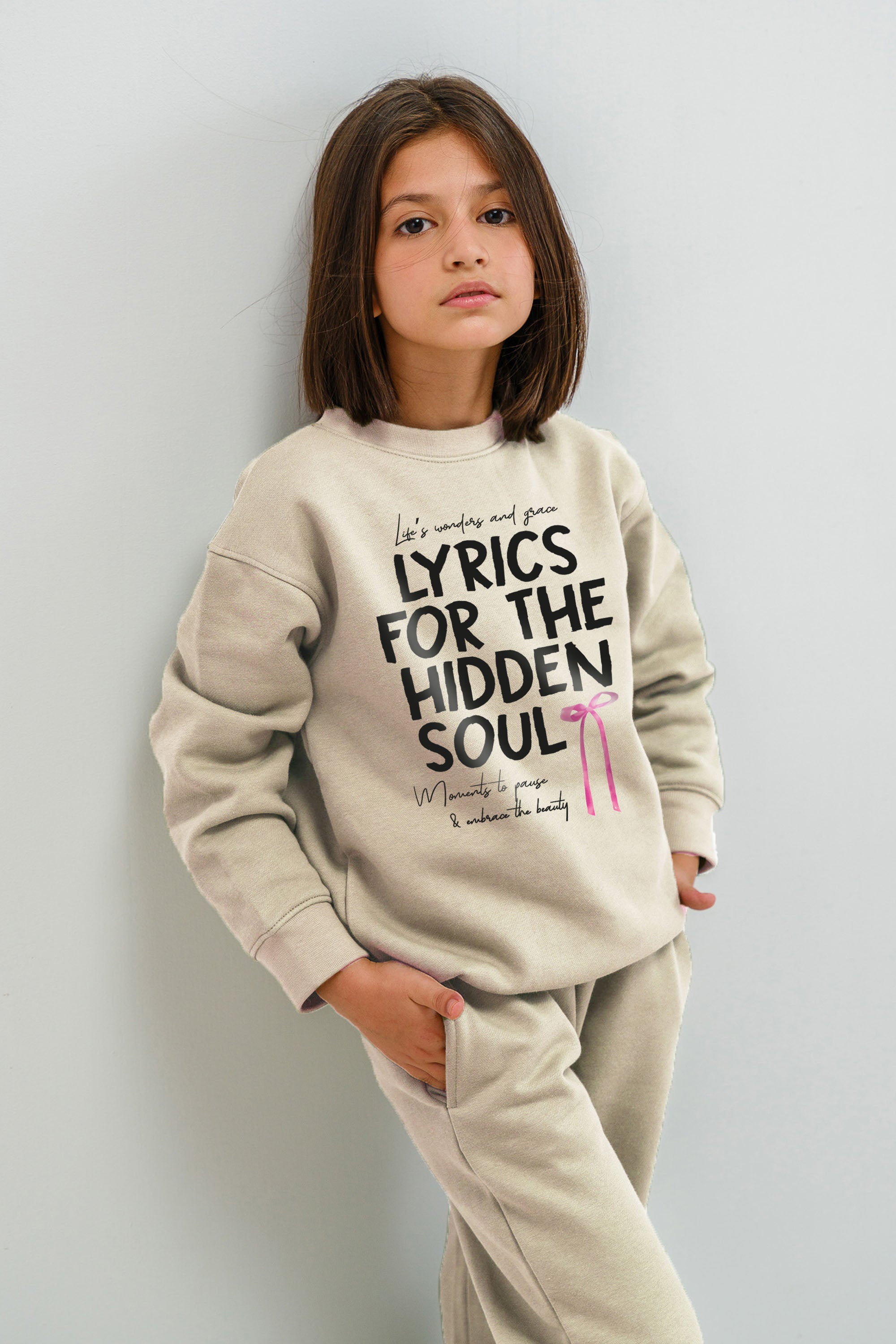 Kids Premium Lyrics for Hidden Soul Printed Sweatshirt (Pack of 5)
