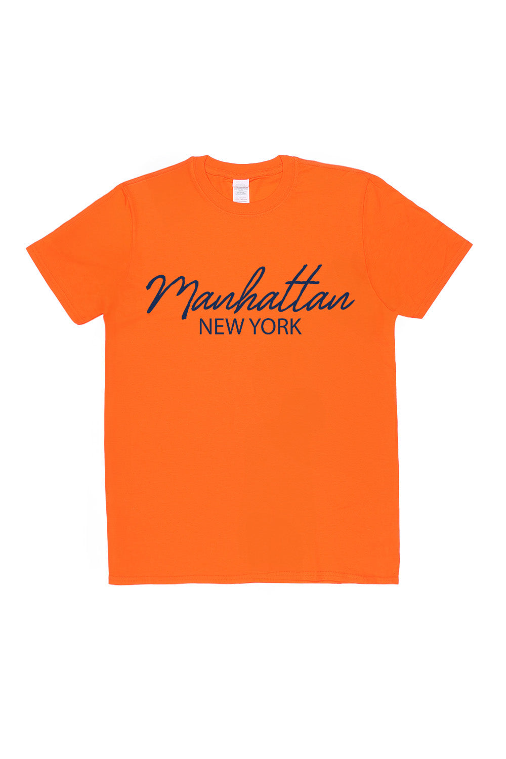 Manhattan T Shirt in Orange Custom Packs Missi Clothing