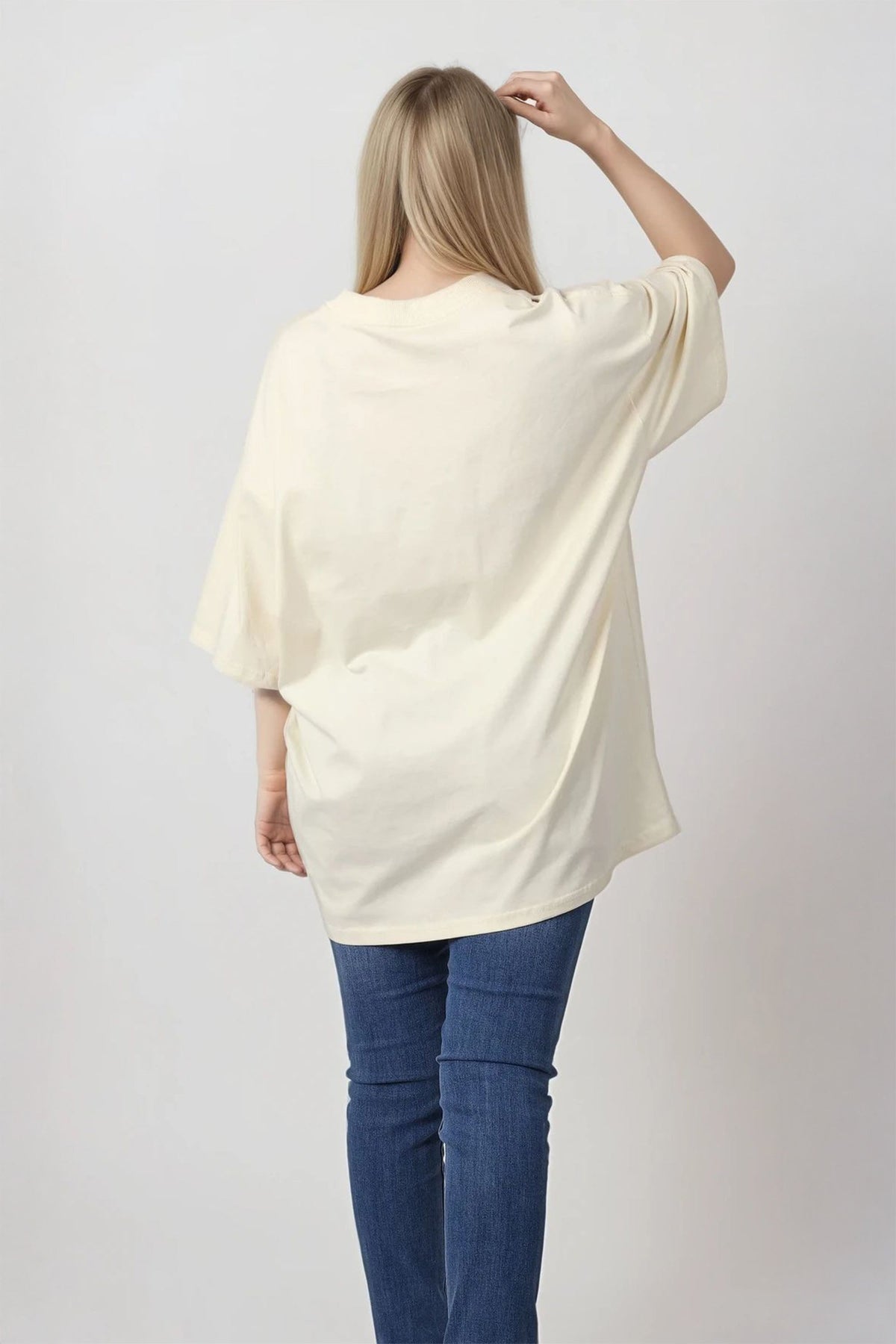 220GSM Oversized T-Shirt In Lucky Dice Print