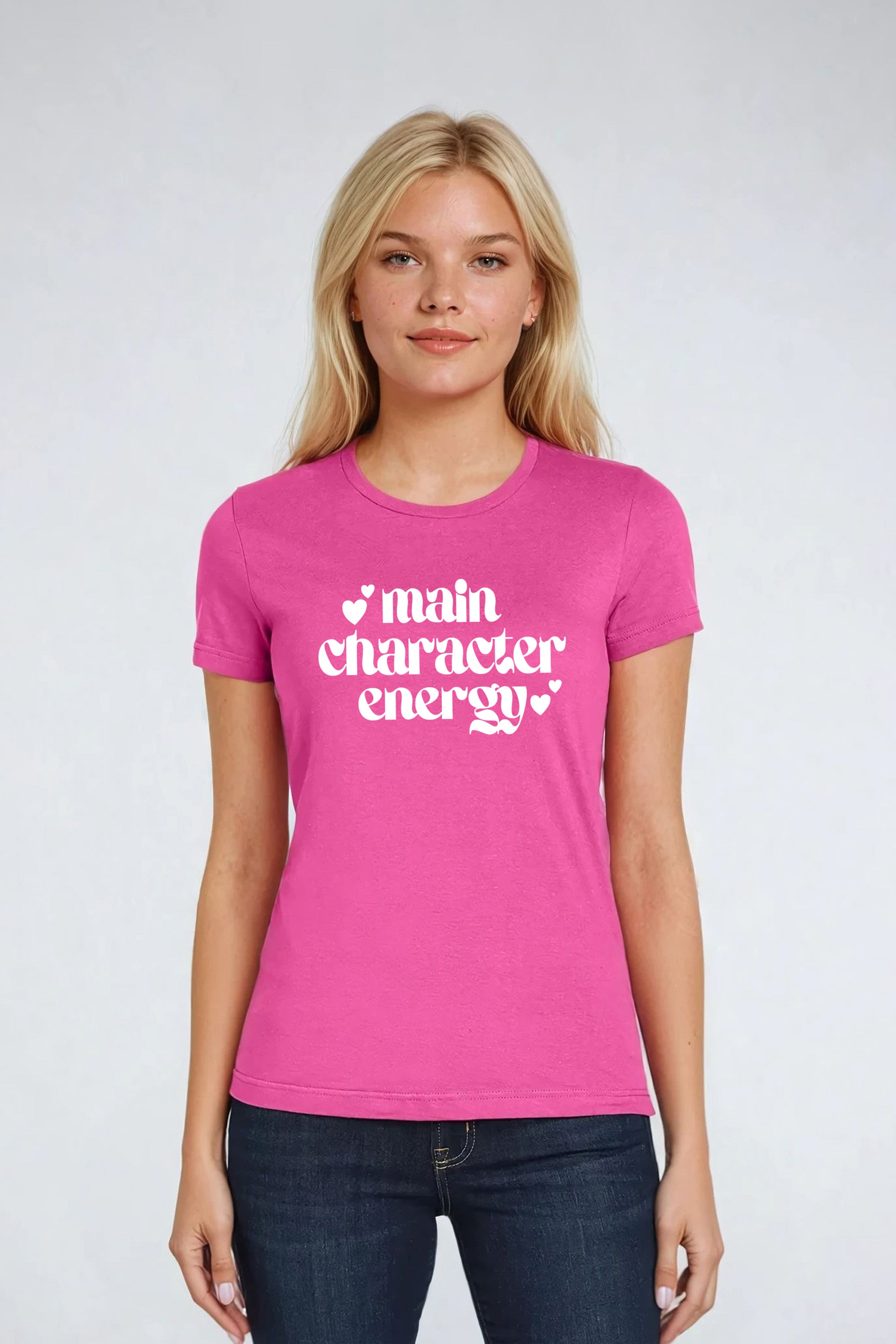 Main Character Energy Printed T-Shirt