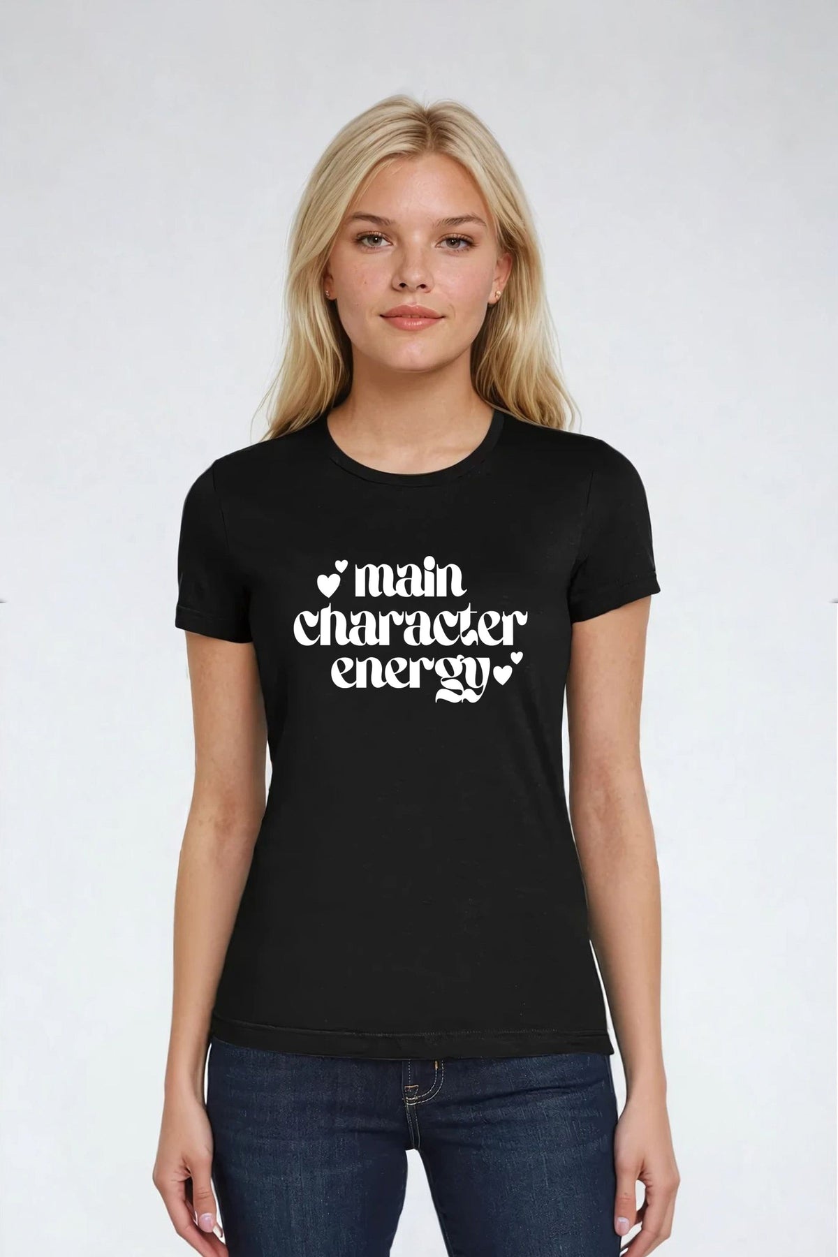 Main Character Energy Printed T-Shirt