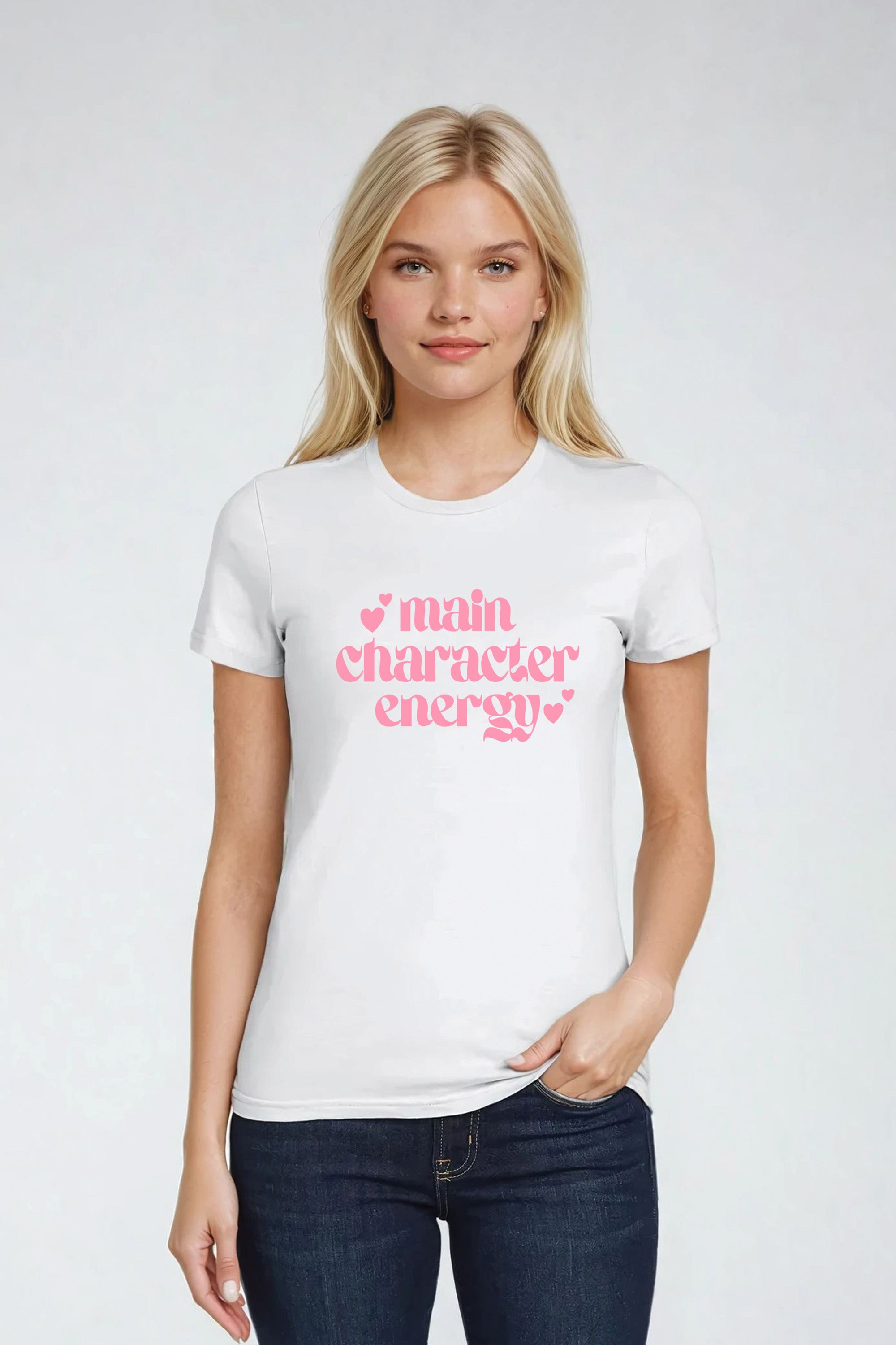 Main Character Energy Printed T-Shirt