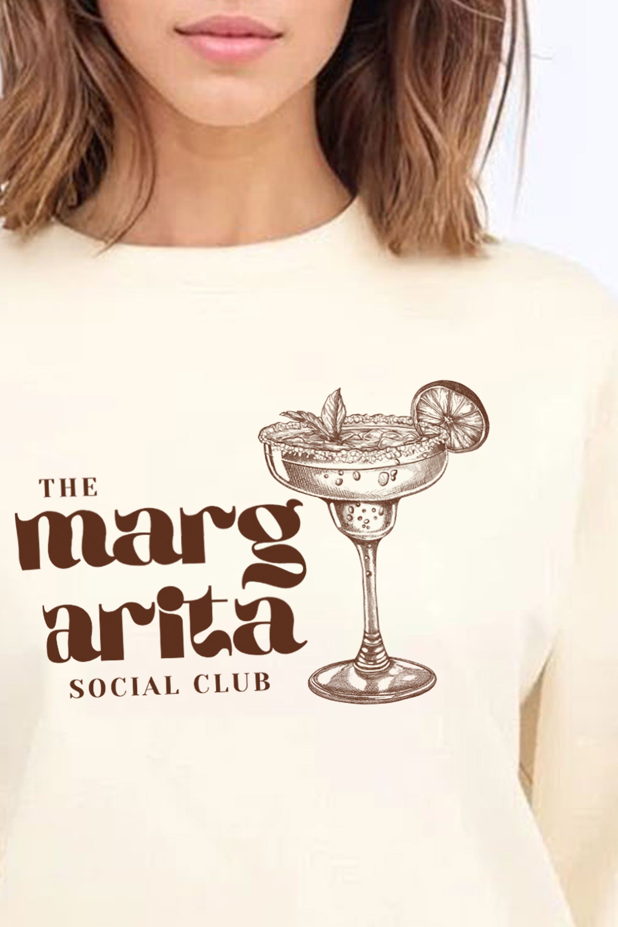 Margarita Social Club Printed Sweatshirt