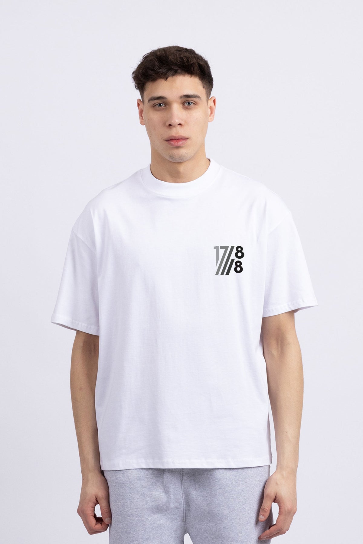 Mens 220 Gsm Oversized 1788 Ombre Printed T-shirt