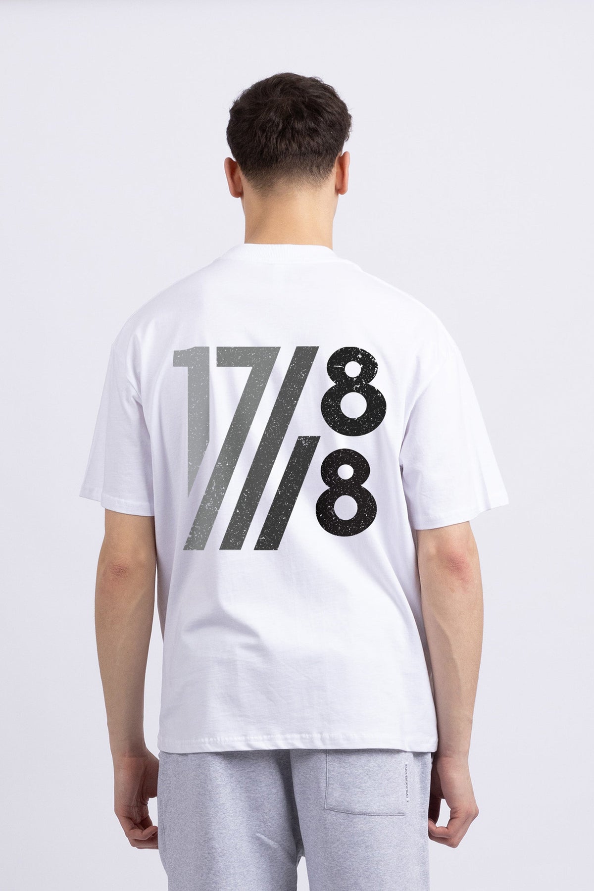 Mens 220 Gsm Oversized 1788 Ombre Printed T-shirt