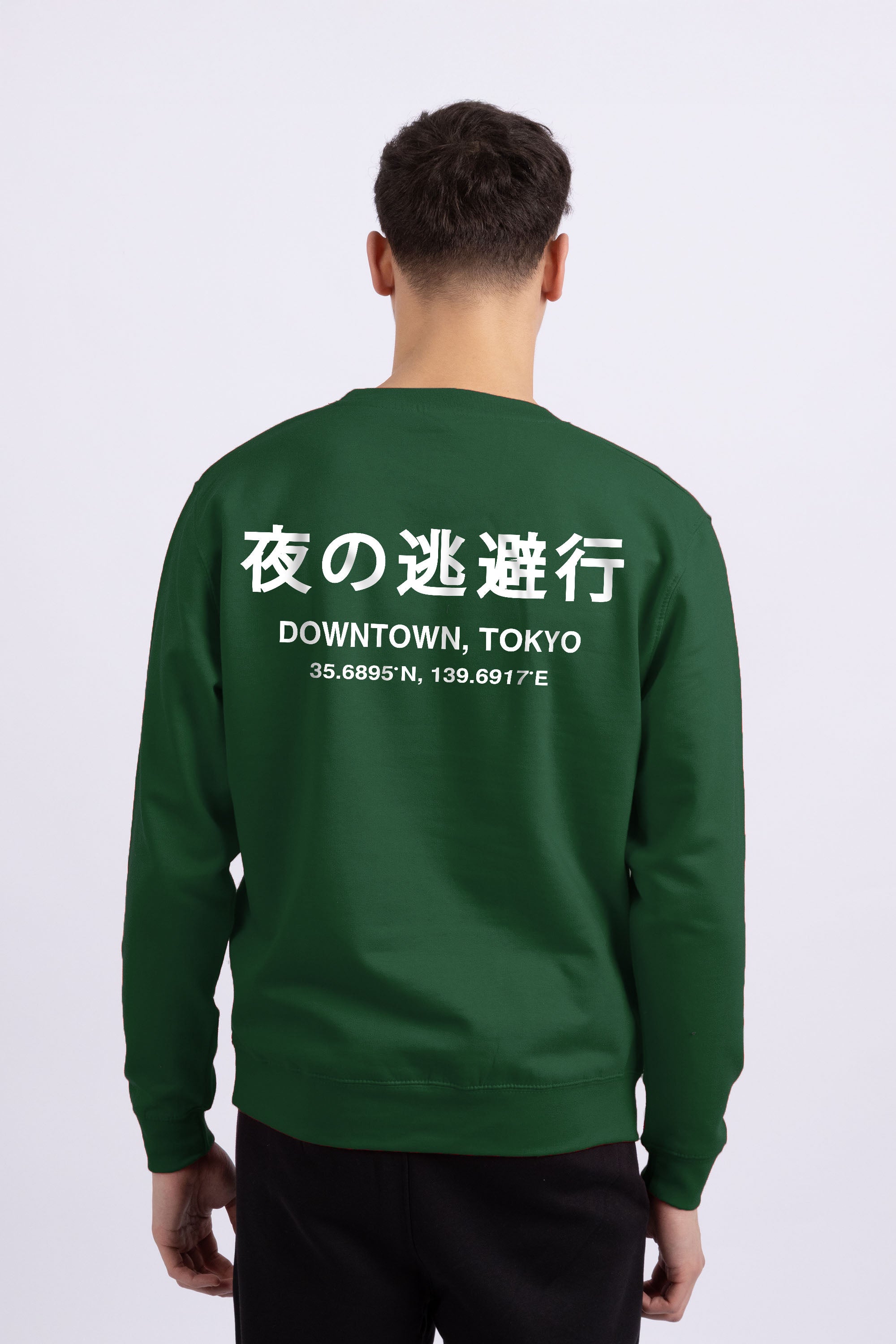 Mens Downtown Tokyo Printed Sweatshirts