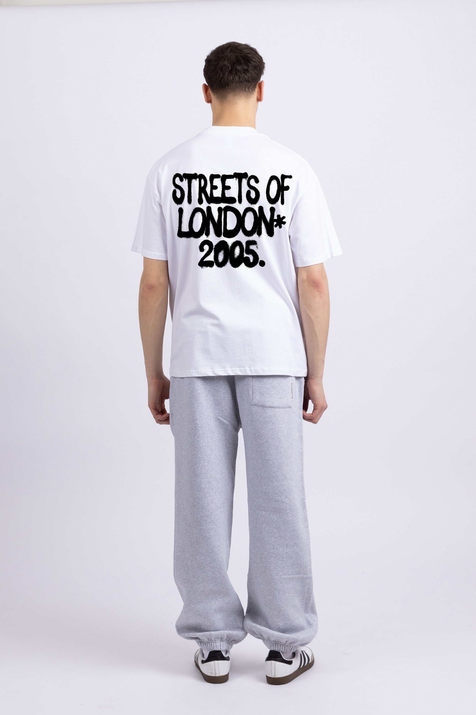 Mens 220GSM Oversized Streets Of London Printed T-shirt (Custom Pack)