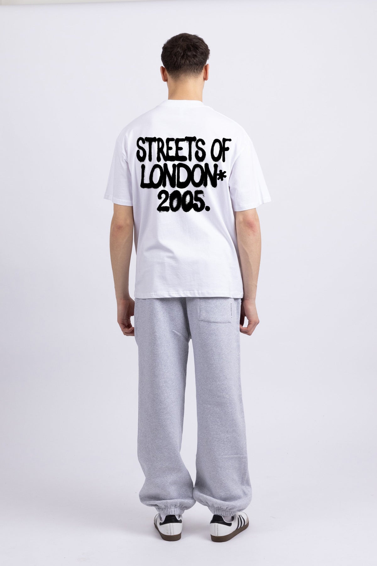 Mens 220GSM Oversized Streets Of London Printed T-shirt