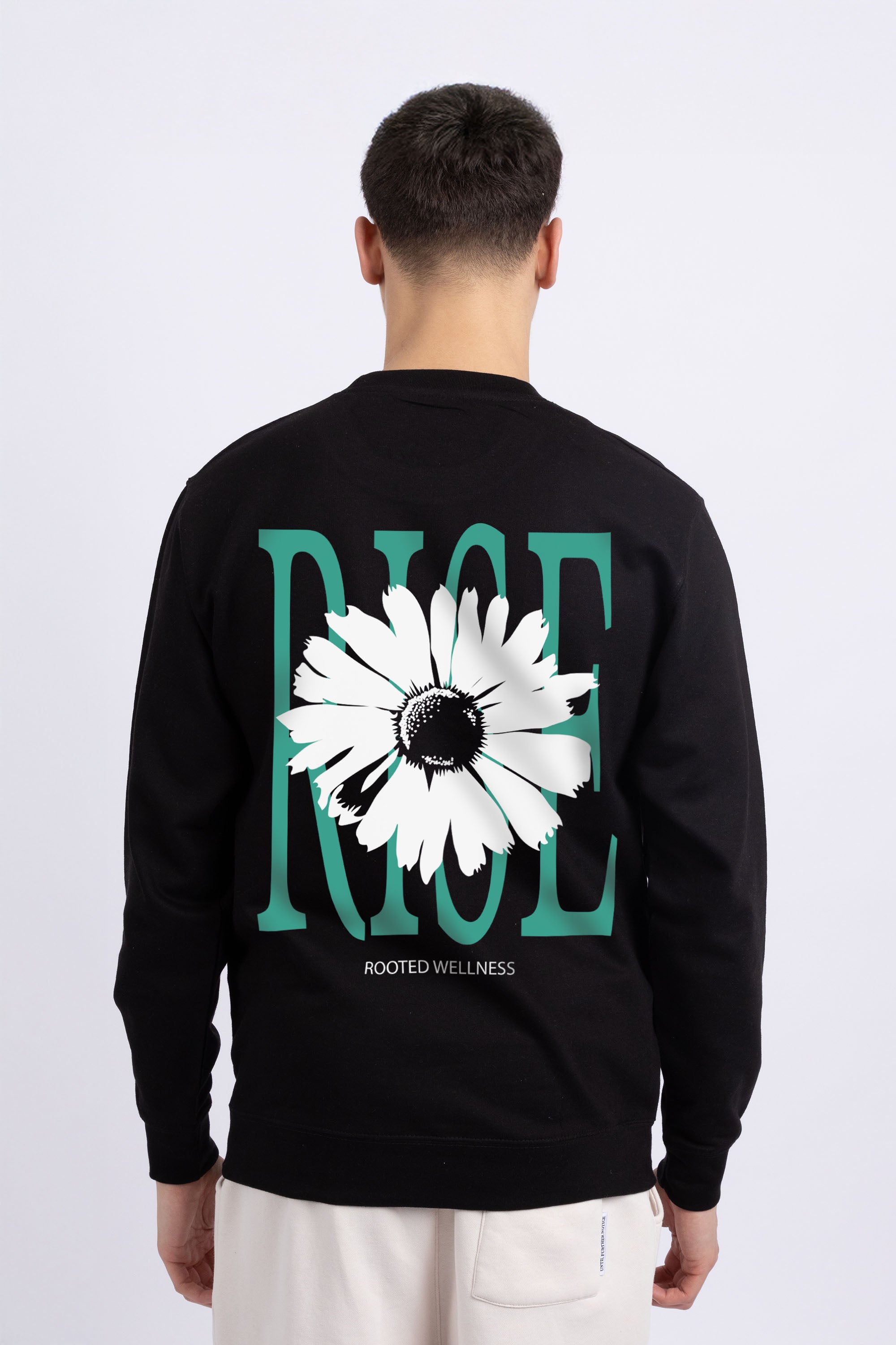 Mens Rise And Bloom Floral Printed Sweatshirt