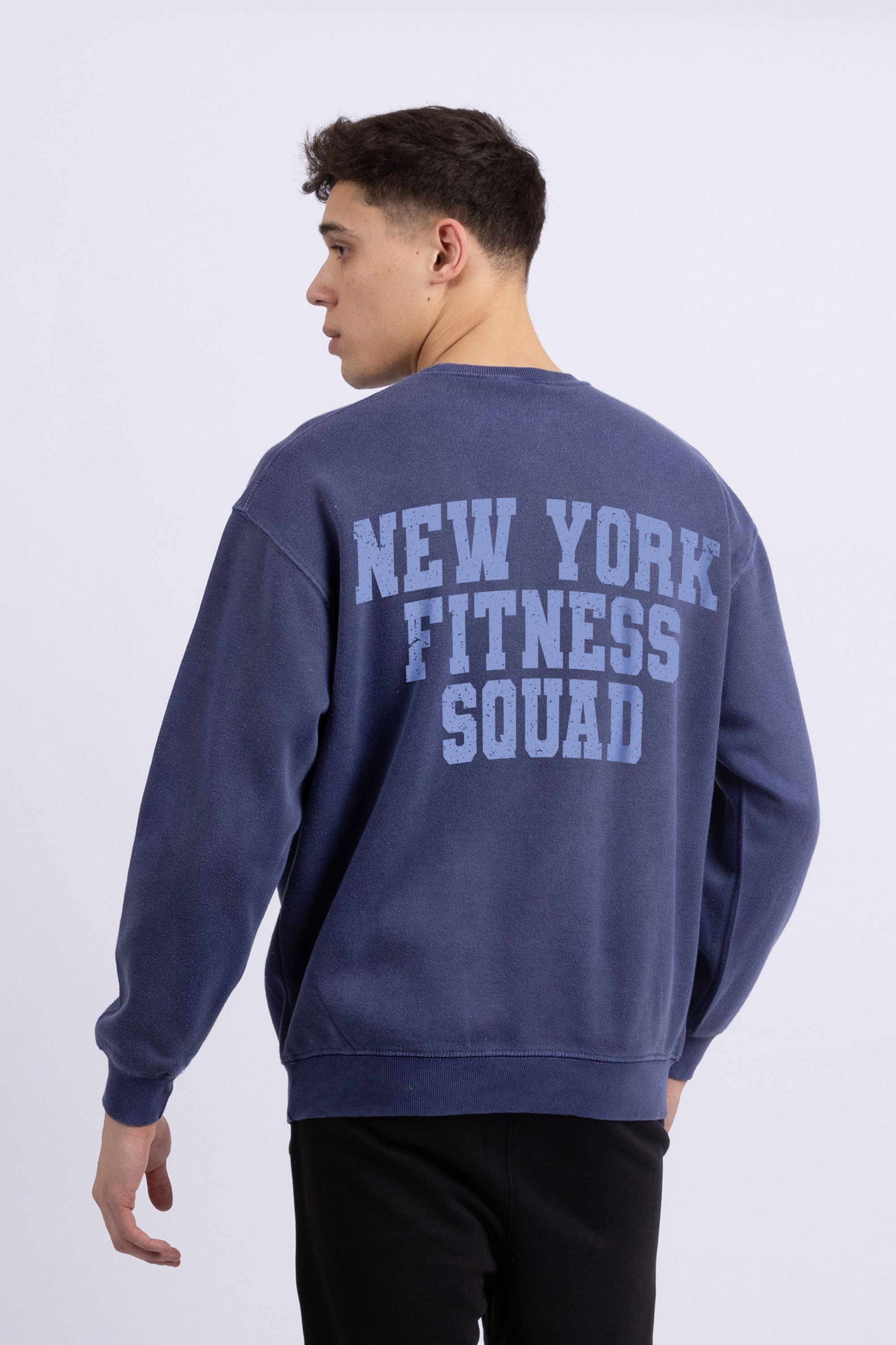 Mens New York Fitness Squad Printed Sweatshirt