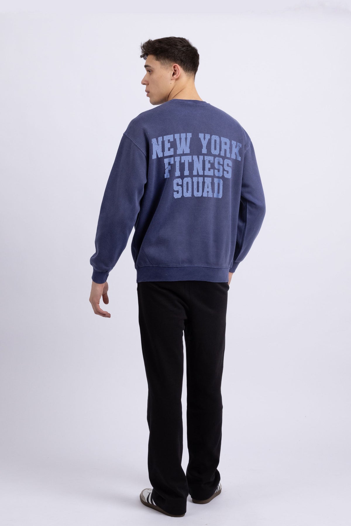 Mens New York Fitness Squad Printed Sweatshirt