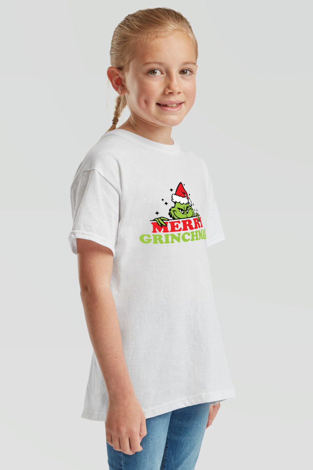 Kids Merry Grinchmas Christmas T-Shirt ( Pack of 5)