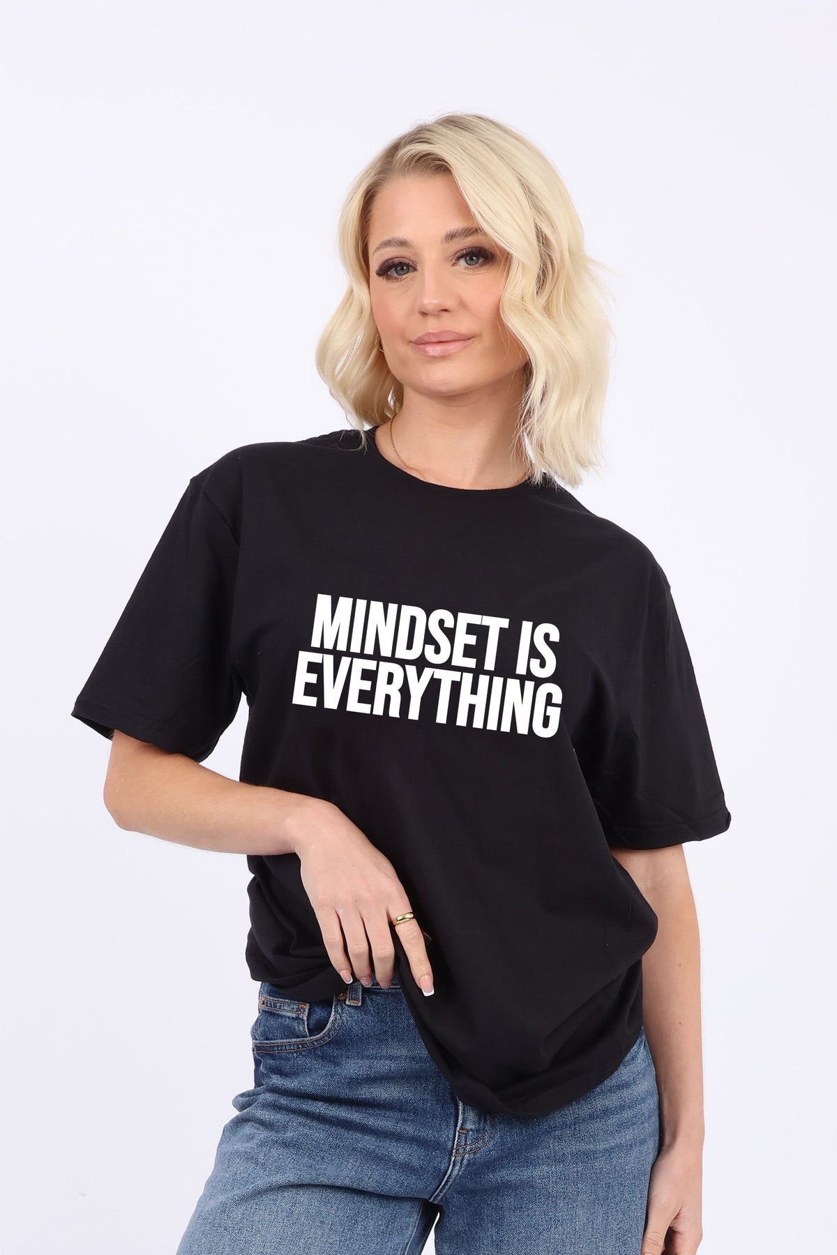 Mindset Is Everything Printed T-Shirt