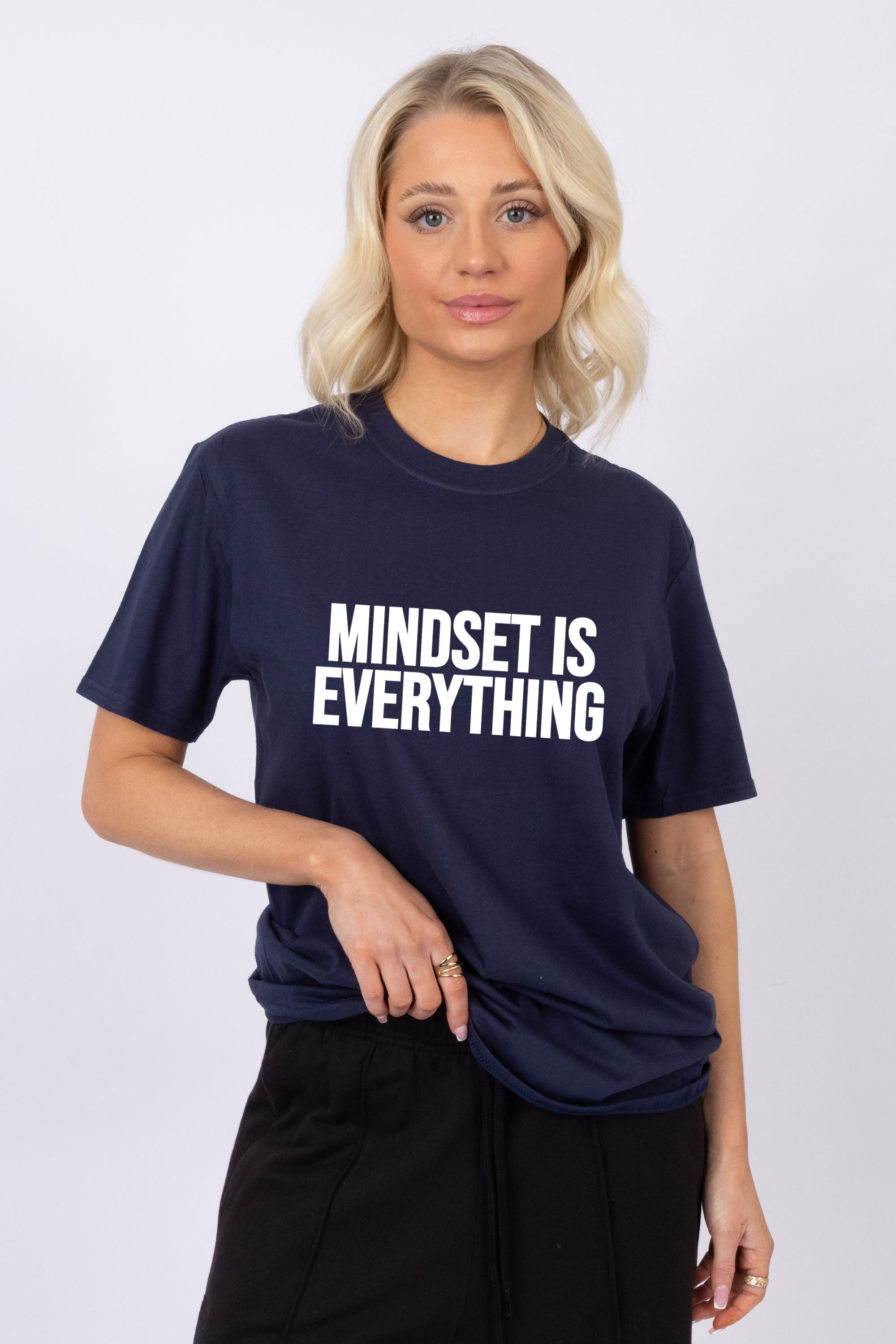 Mindset Is Everything Printed T-Shirt